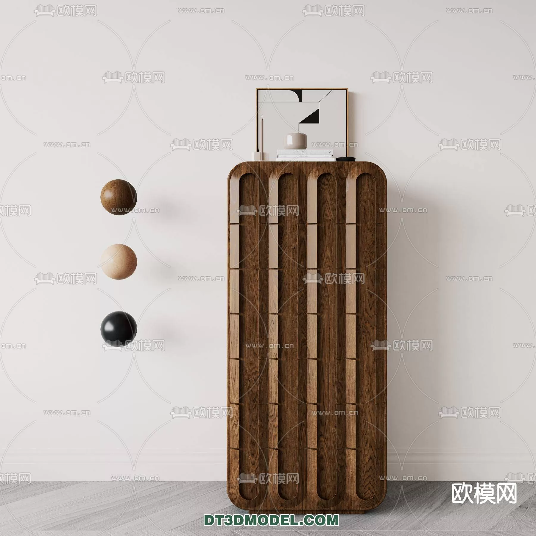 WABI SABI STYLE 3D MODELS – CABINETS – 0004