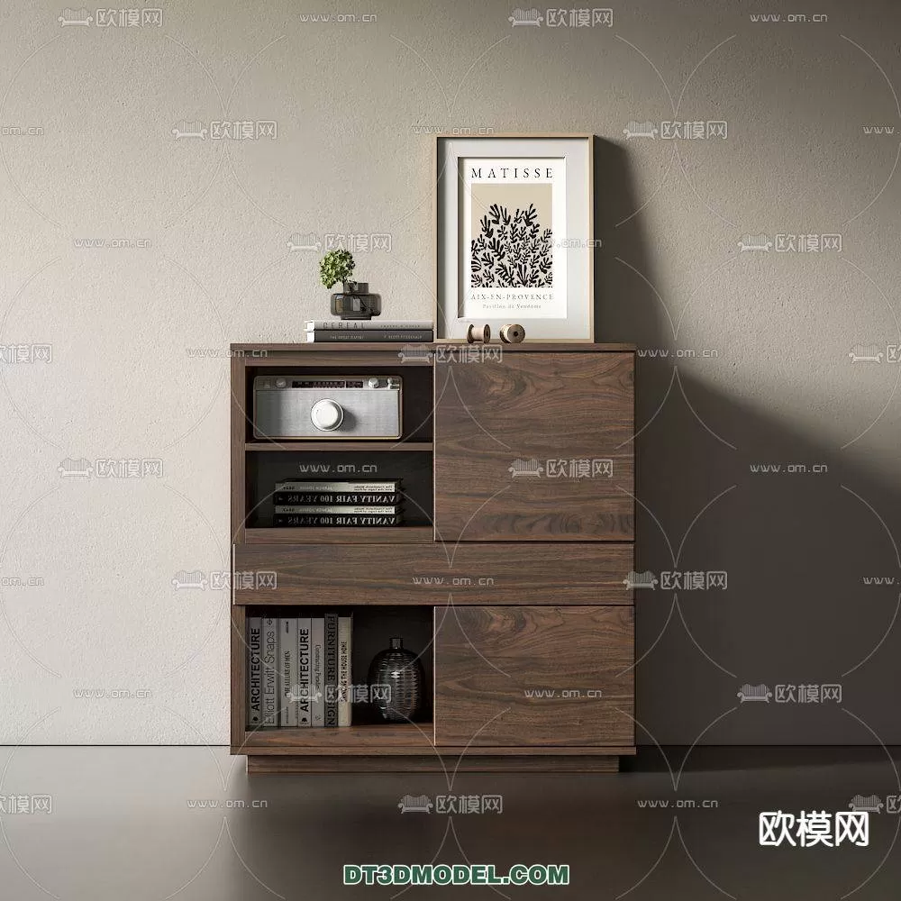 WABI SABI STYLE 3D MODELS – CABINETS – 0007