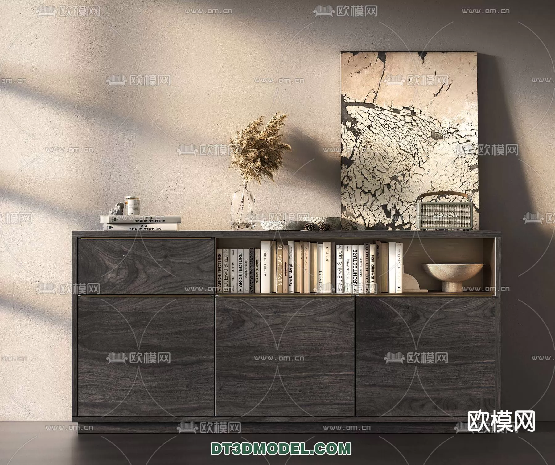 WABI SABI STYLE 3D MODELS – CABINETS – 0008