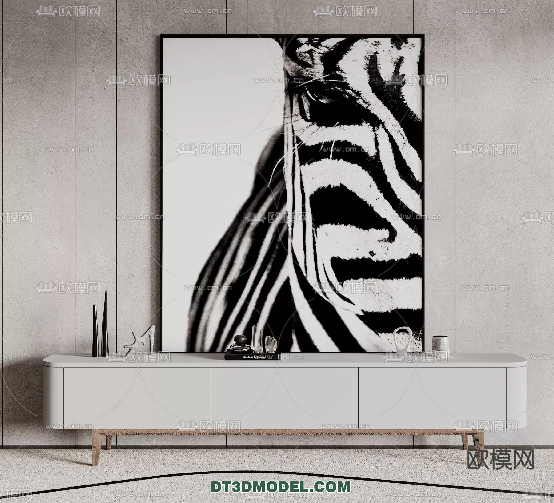 WABI SABI STYLE 3D MODELS – CABINETS – 0010