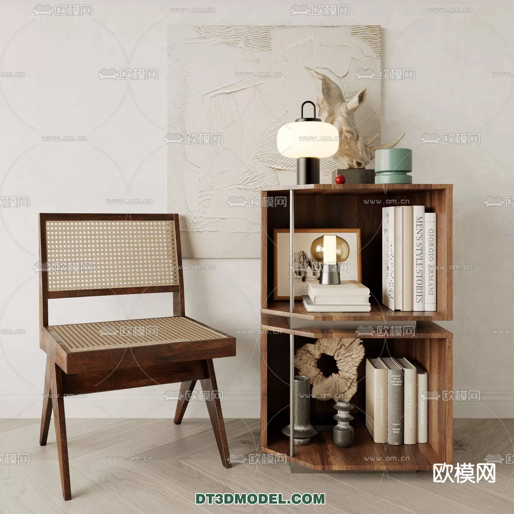 WABI SABI STYLE 3D MODELS – CABINETS – 0023