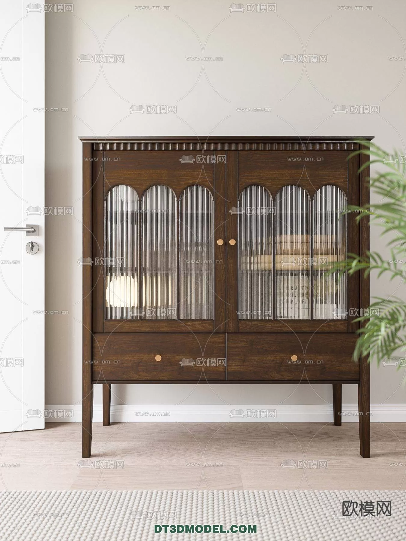 WABI SABI STYLE 3D MODELS – CABINETS – 0025