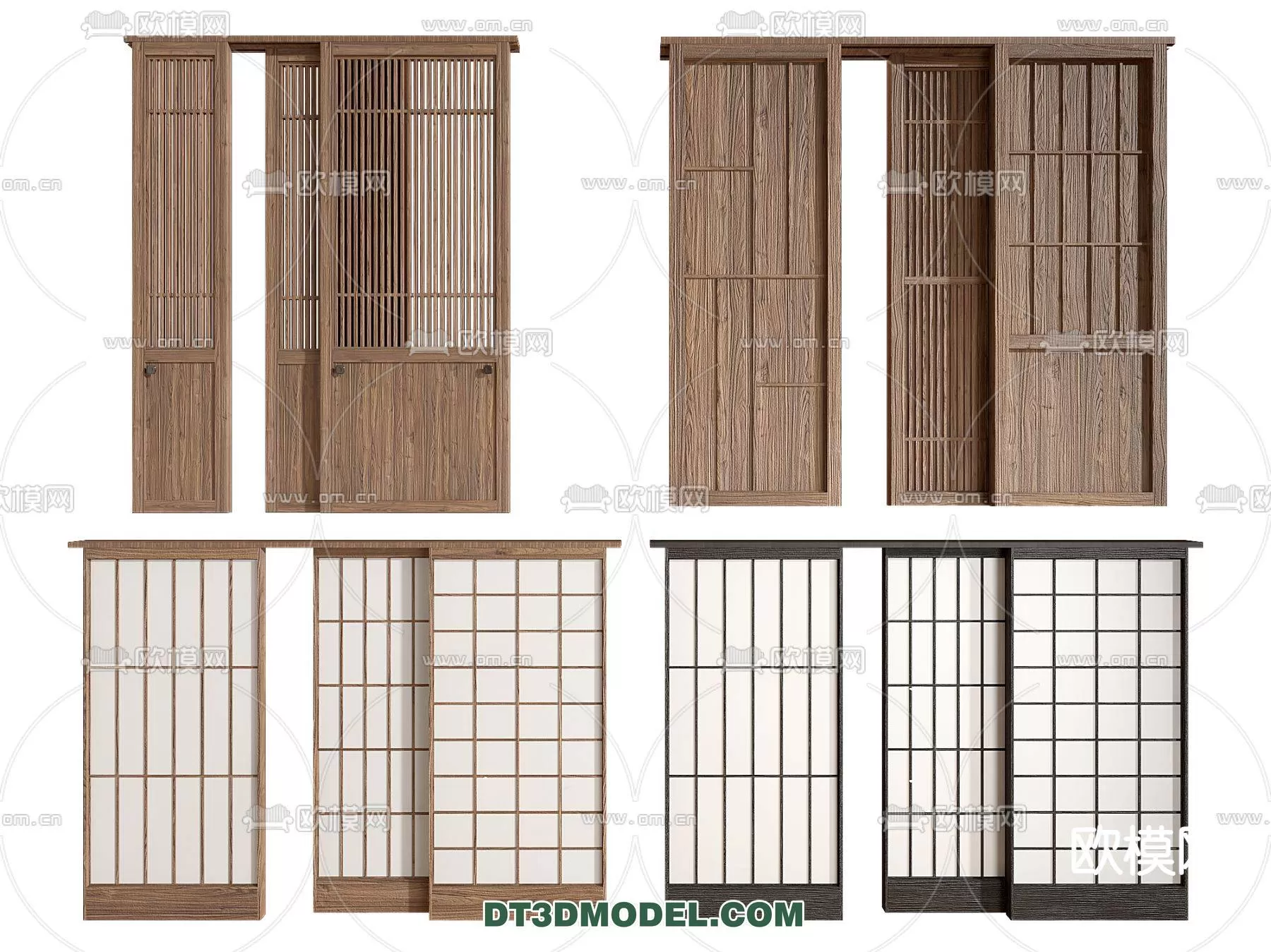 WABI SABI STYLE 3D MODELS – CABINETS – 0026