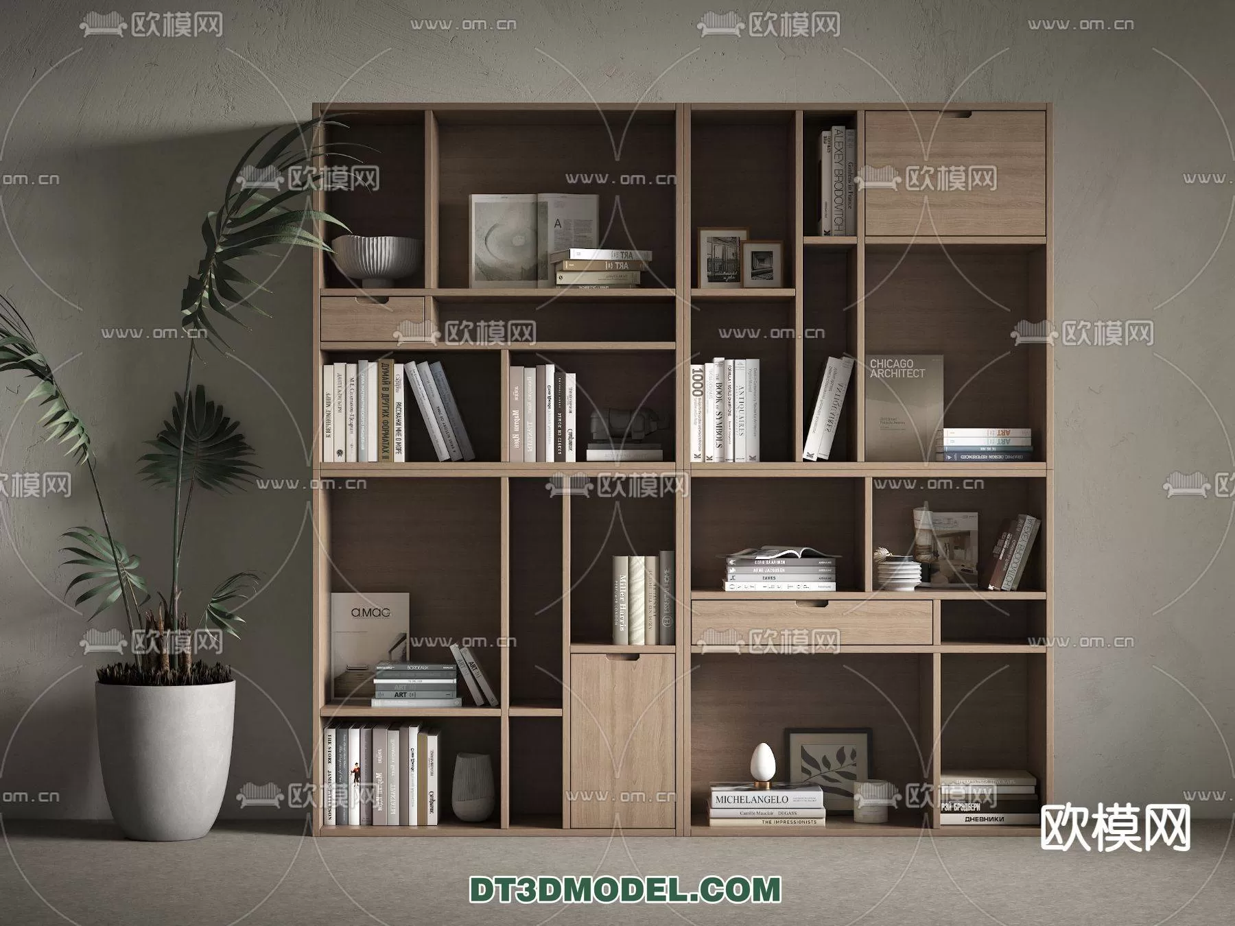 WABI SABI STYLE 3D MODELS – CABINETS – 0028