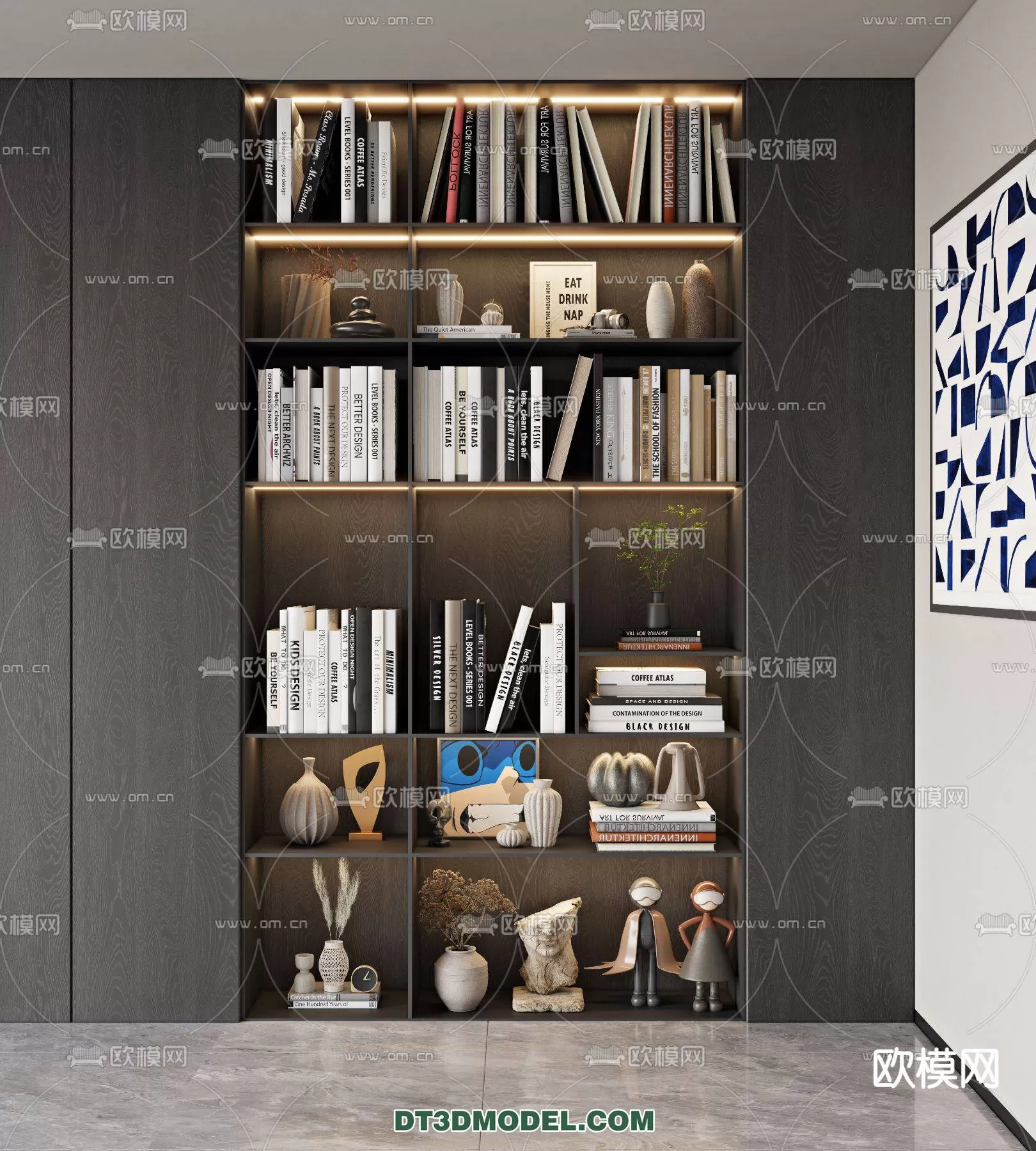 WABI SABI STYLE 3D MODELS – CABINETS – 0030