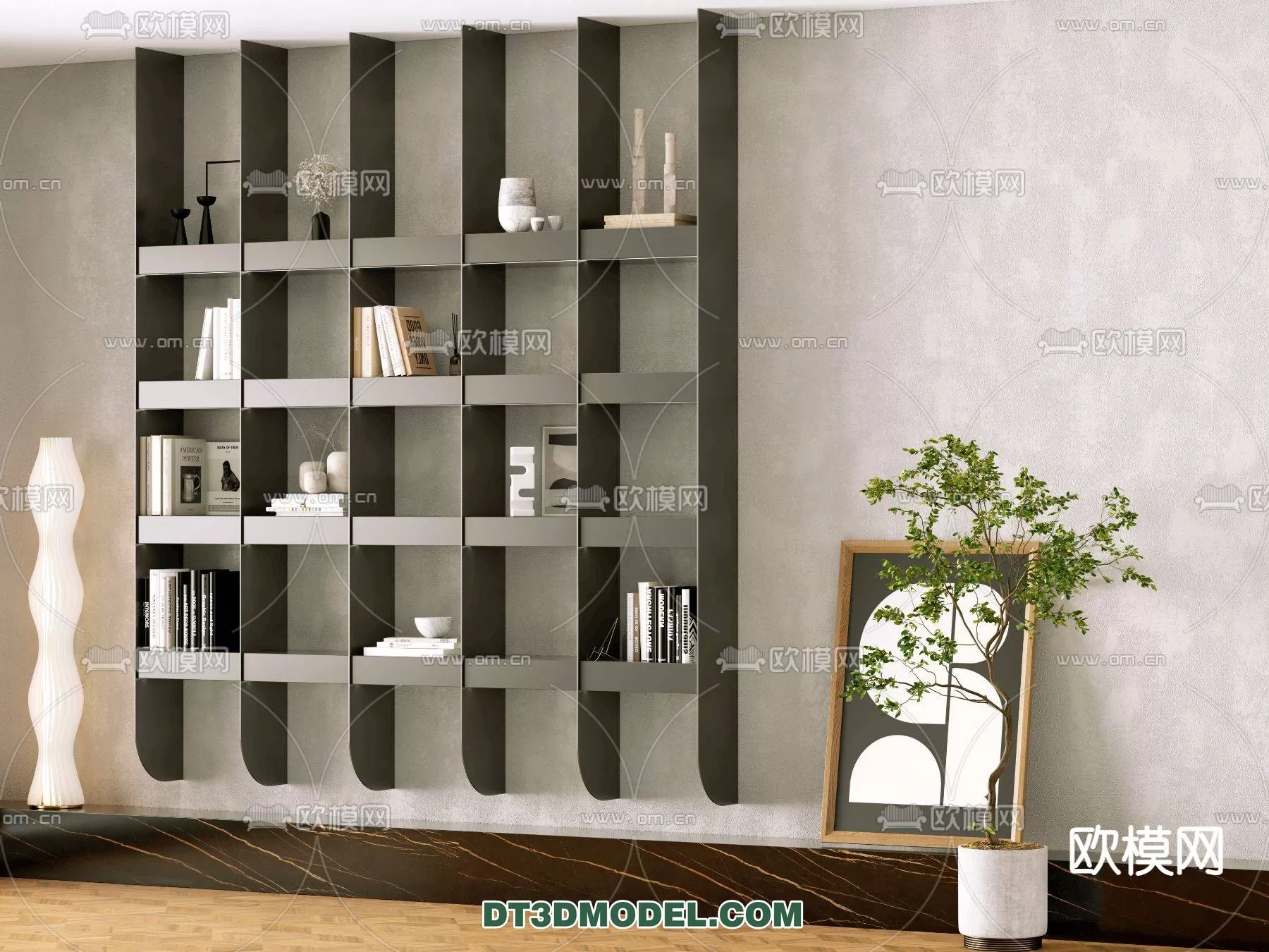 WABI SABI STYLE 3D MODELS – CABINETS – 0033