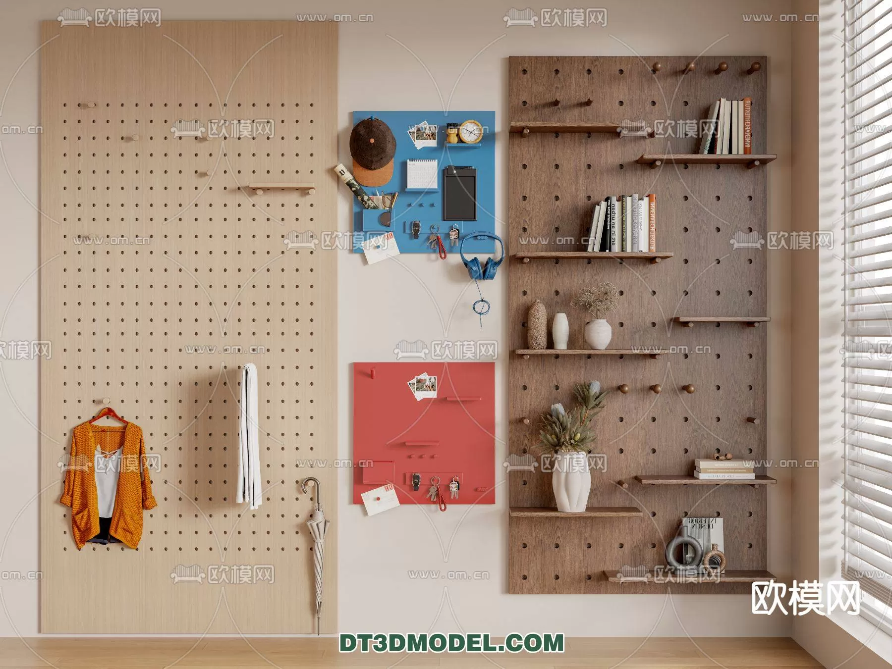 WABI SABI STYLE 3D MODELS – CABINETS – 0037