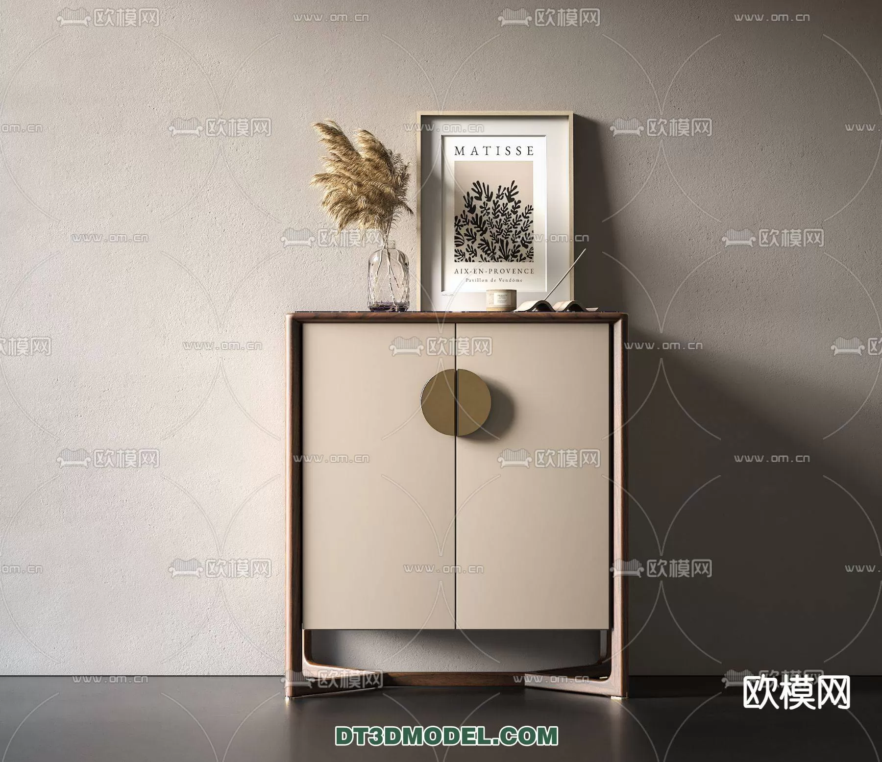 WABI SABI STYLE 3D MODELS – CABINETS – 0041