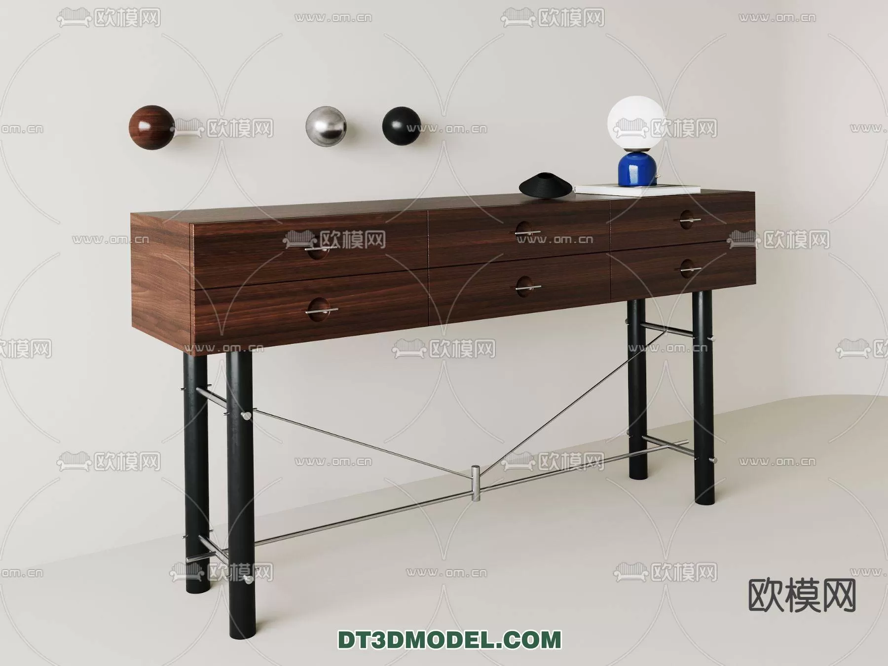 WABI SABI STYLE 3D MODELS – CABINETS – 0043