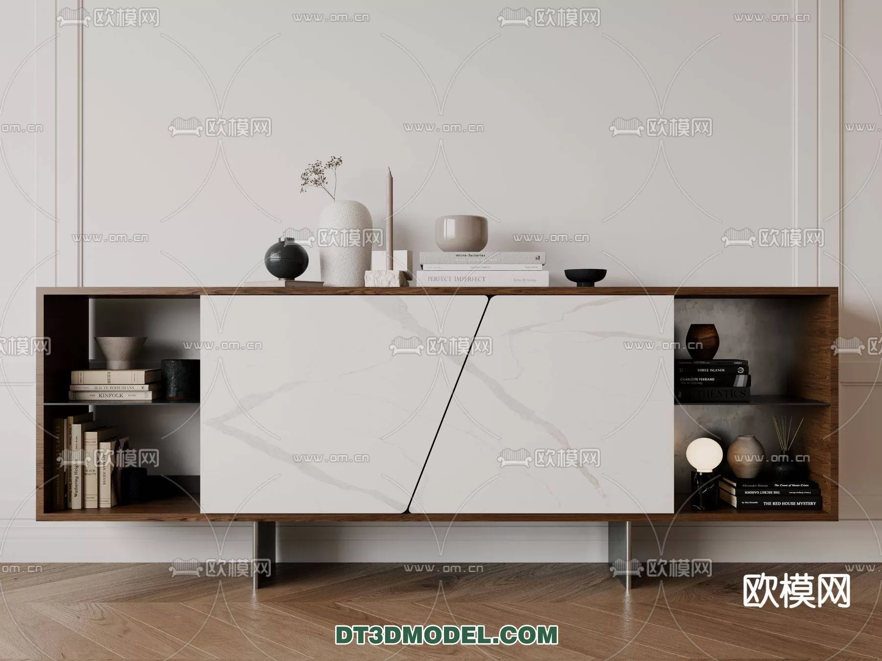WABI SABI STYLE 3D MODELS – CABINETS – 0048
