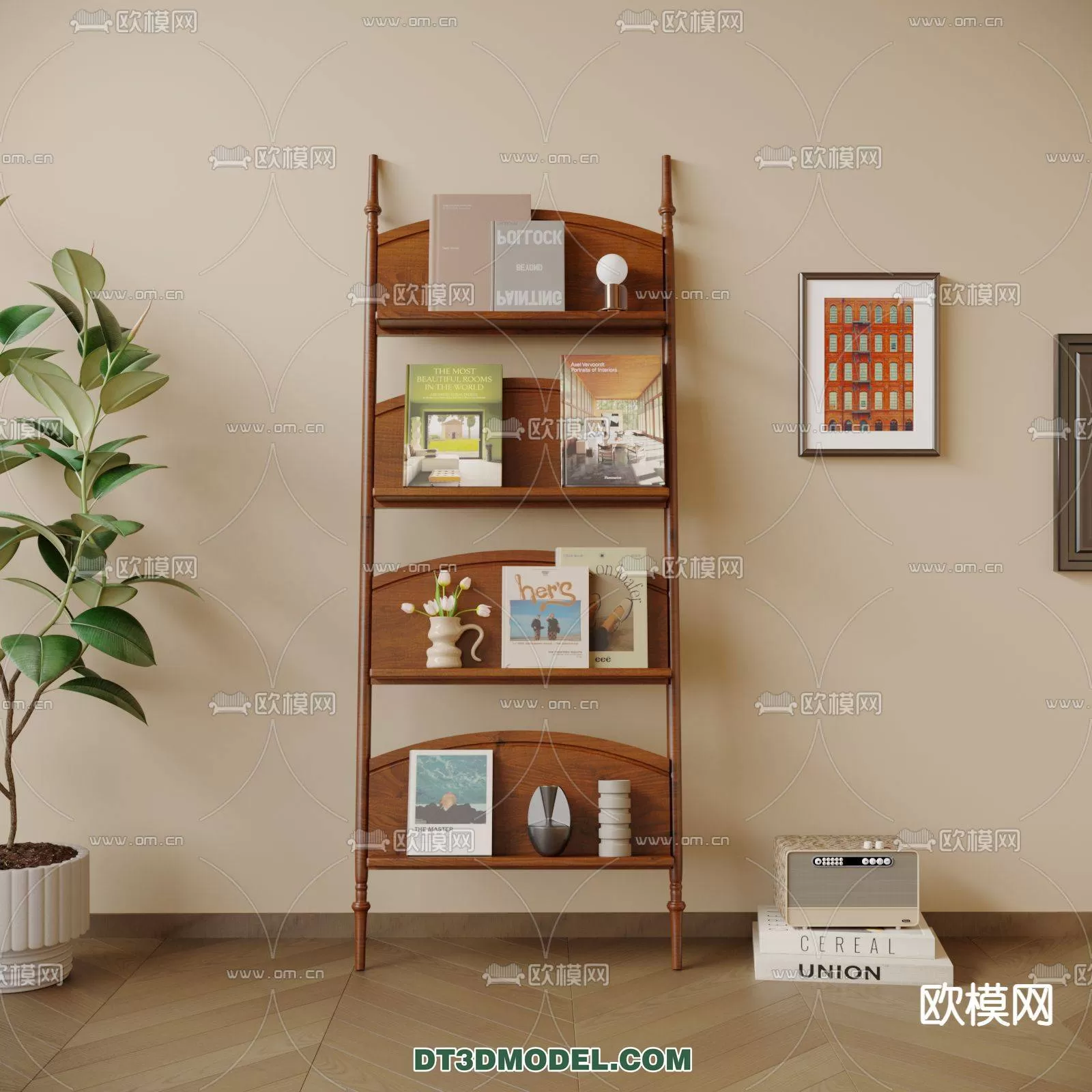 WABI SABI STYLE 3D MODELS – CABINETS – 0050