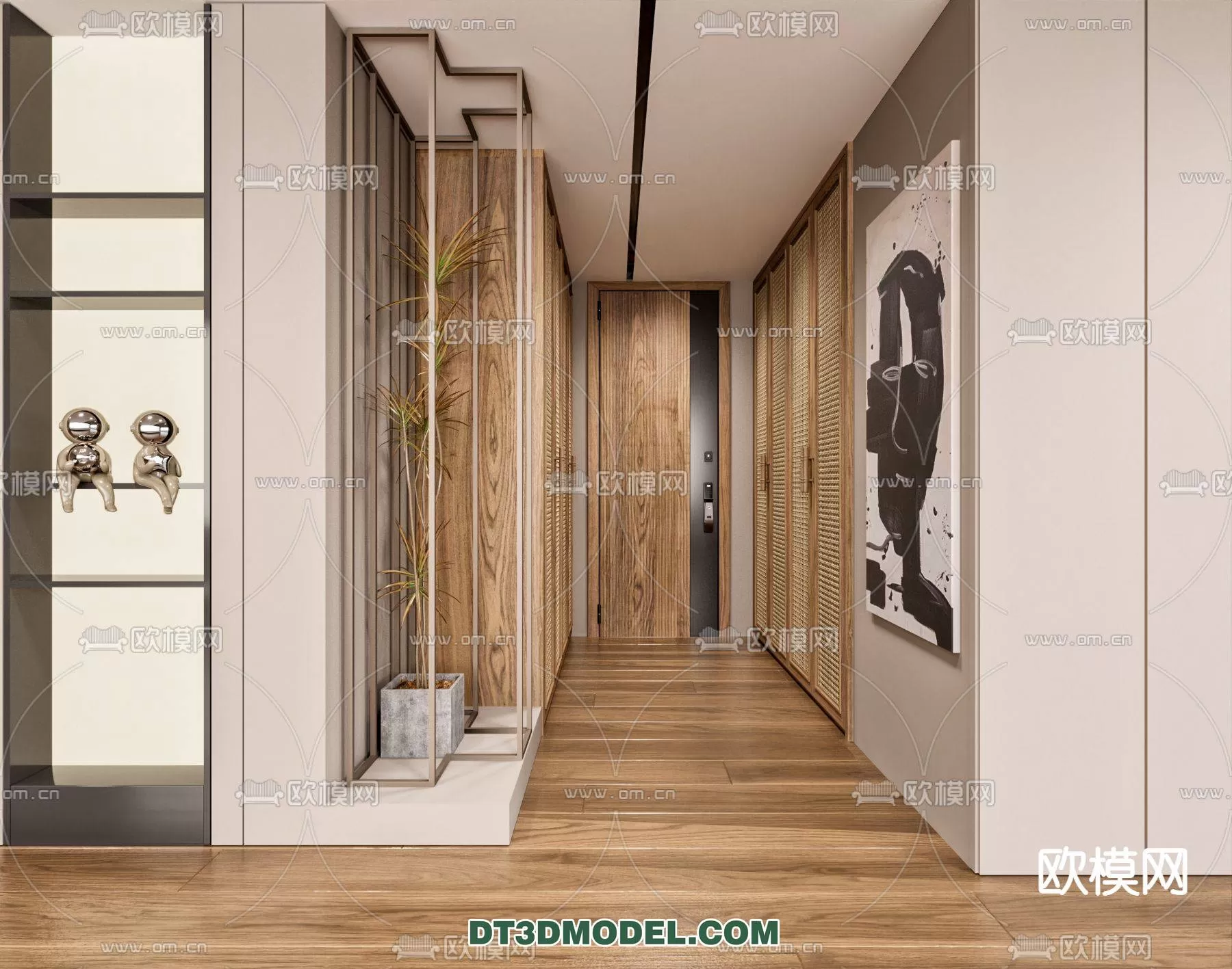 WABI SABI STYLE 3D MODELS – CABINETS – 0066