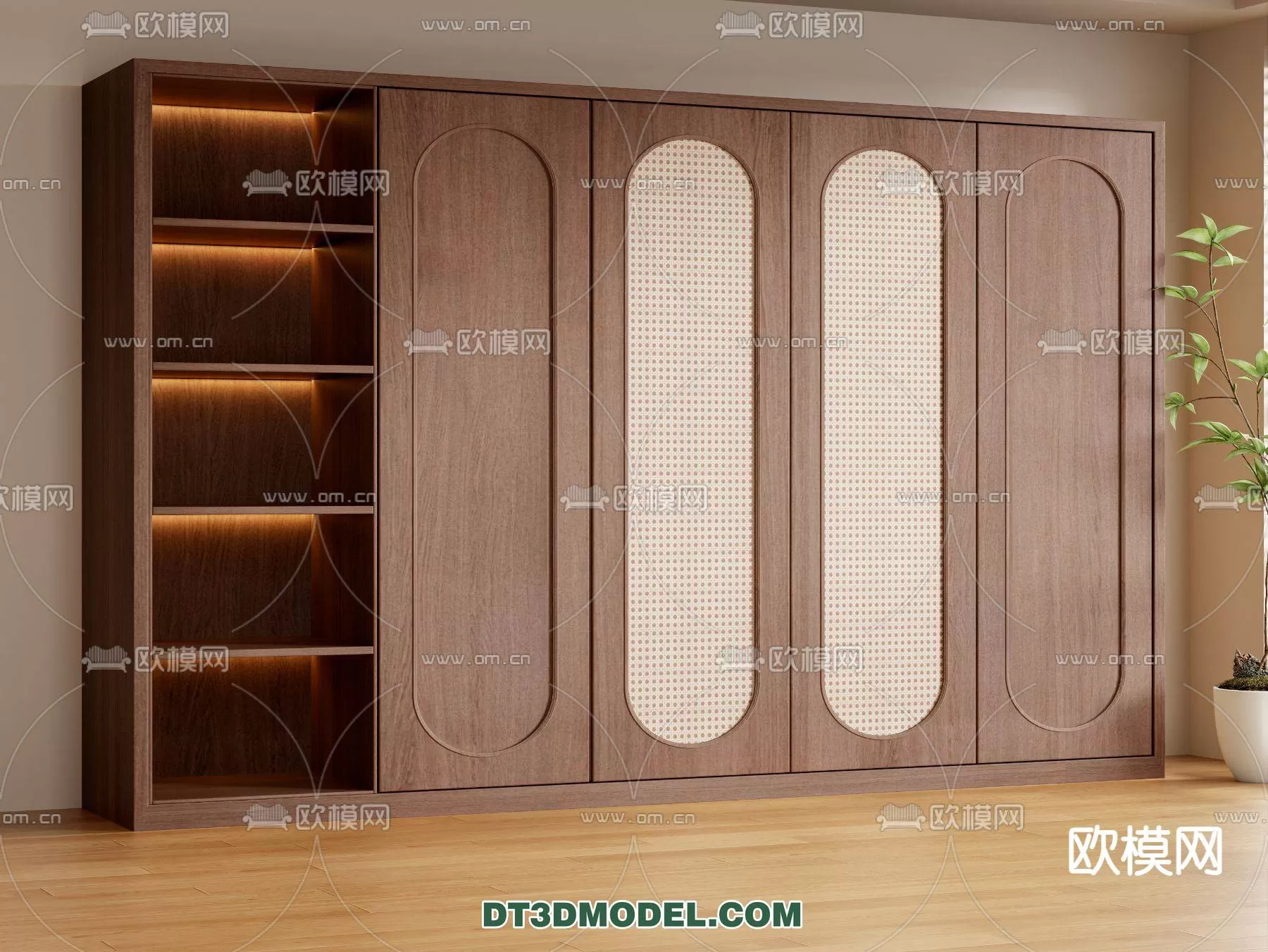 WABI SABI STYLE 3D MODELS – CABINETS – 0067