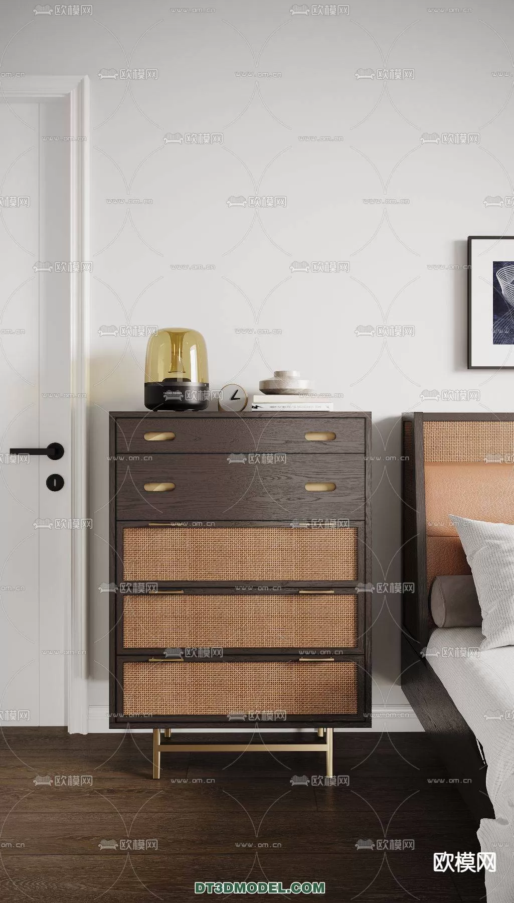 WABI SABI STYLE 3D MODELS – CABINETS – 0078