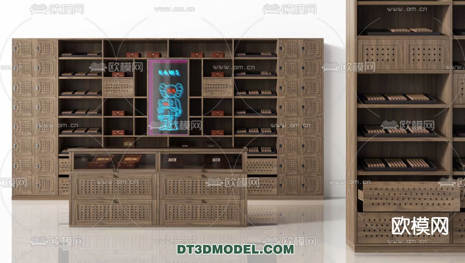 WABI SABI STYLE 3D MODELS – CABINETS – 0079