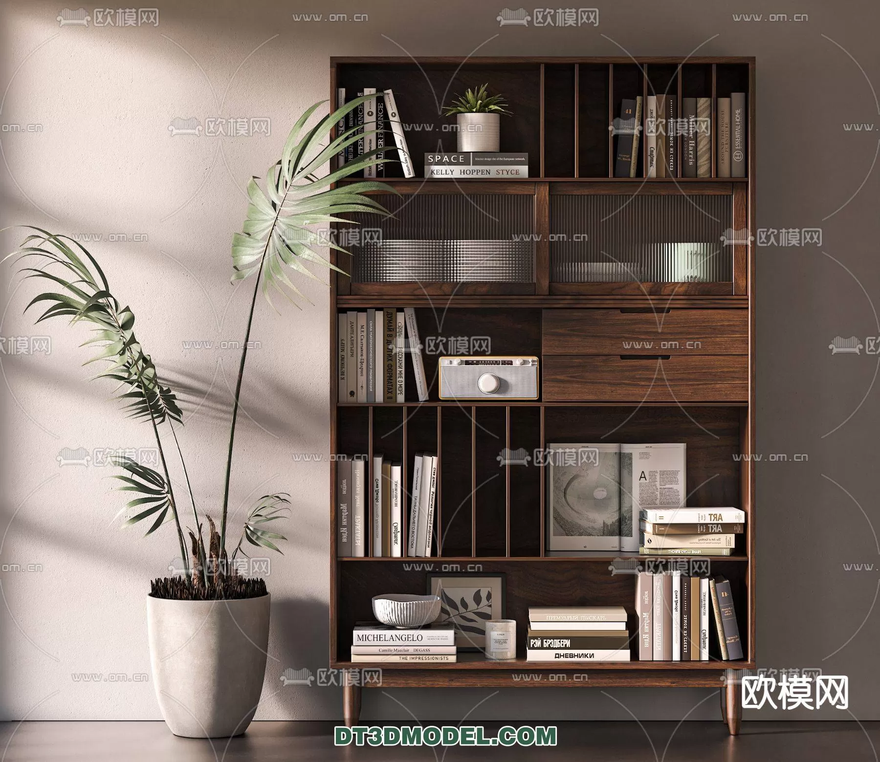 WABI SABI STYLE 3D MODELS – CABINETS – 0081