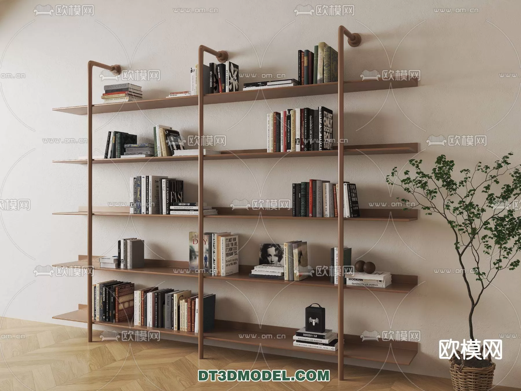 WABI SABI STYLE 3D MODELS – CABINETS – 0085