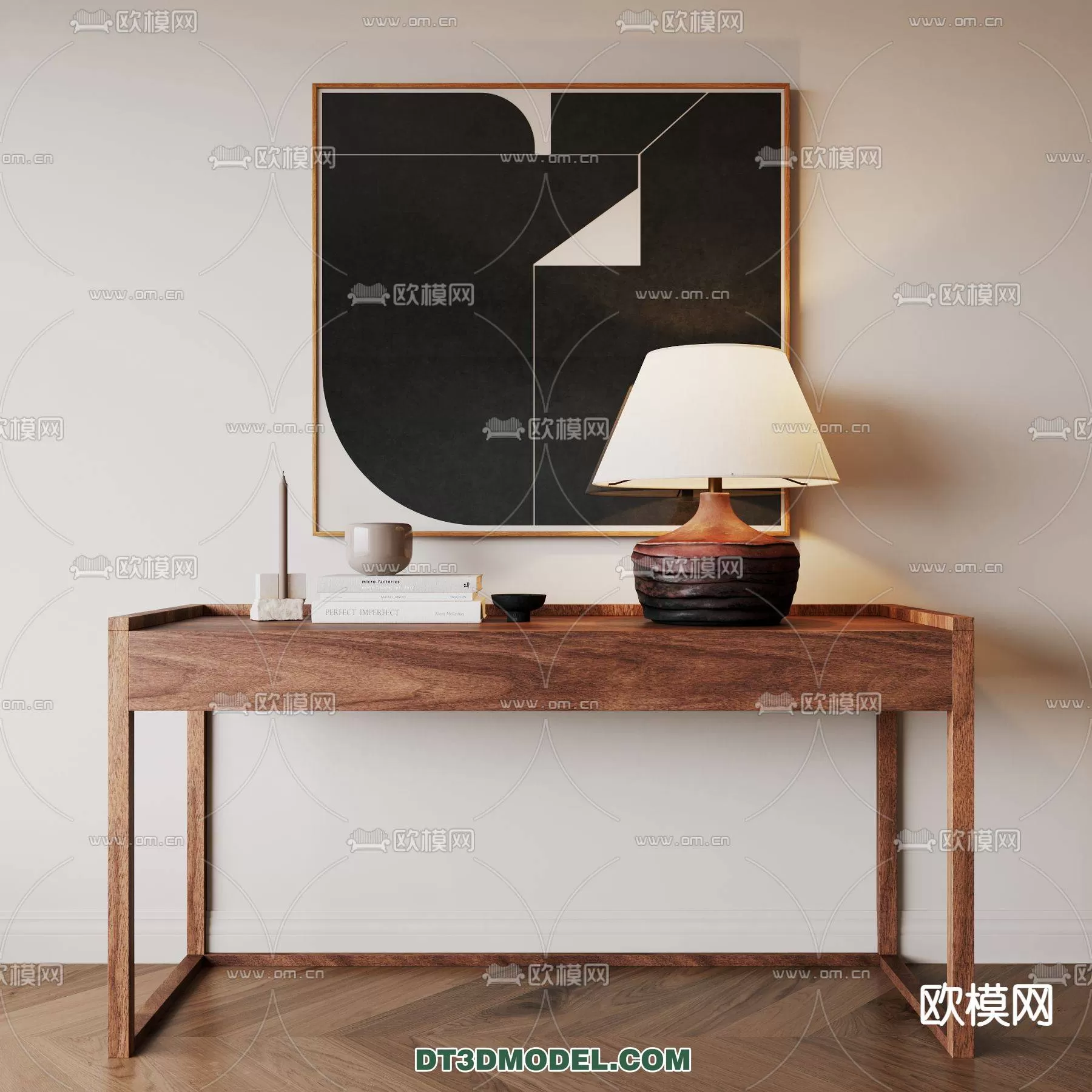 WABI SABI STYLE 3D MODELS – CABINETS – 0088