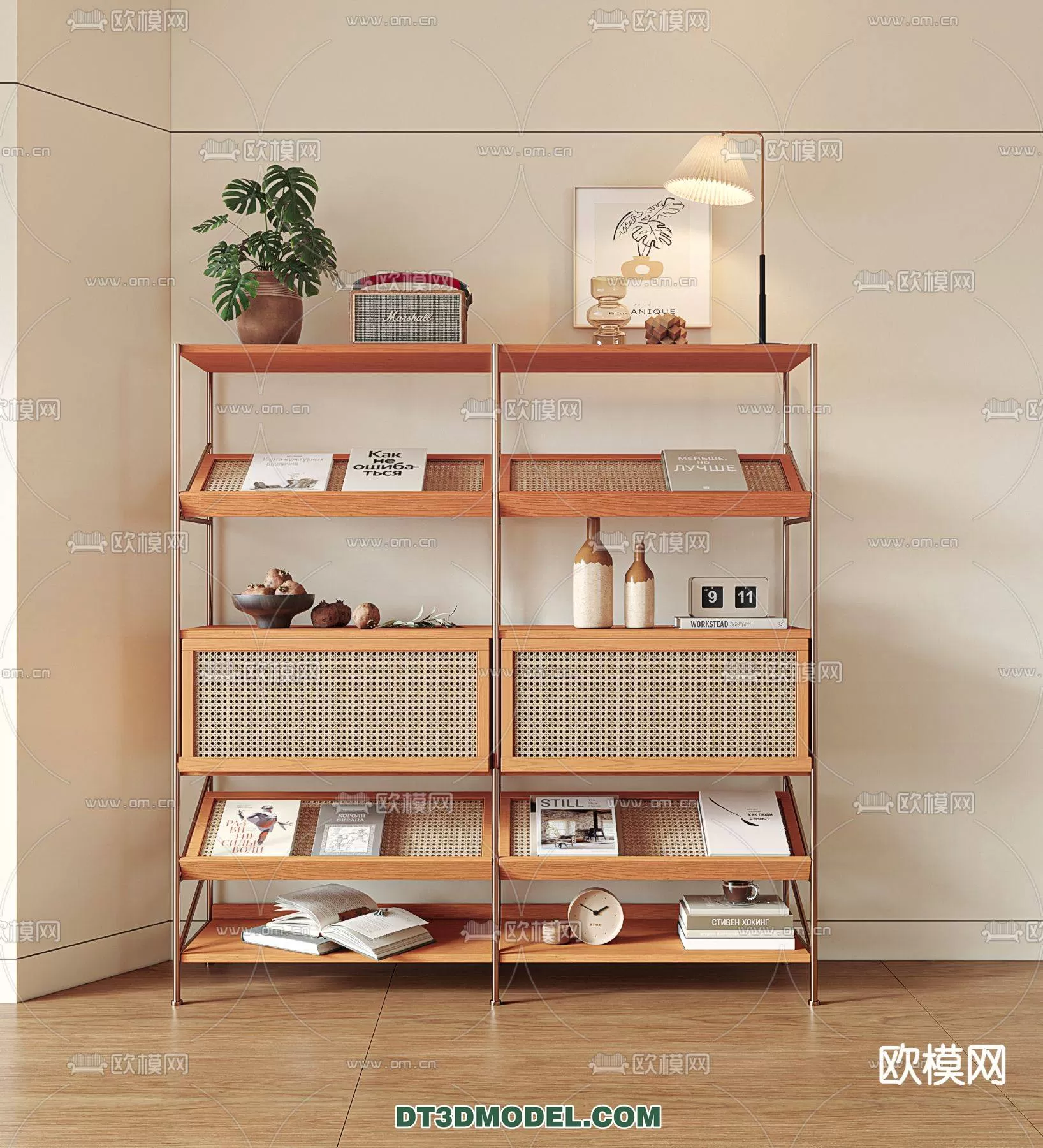 WABI SABI STYLE 3D MODELS – CABINETS – 0090
