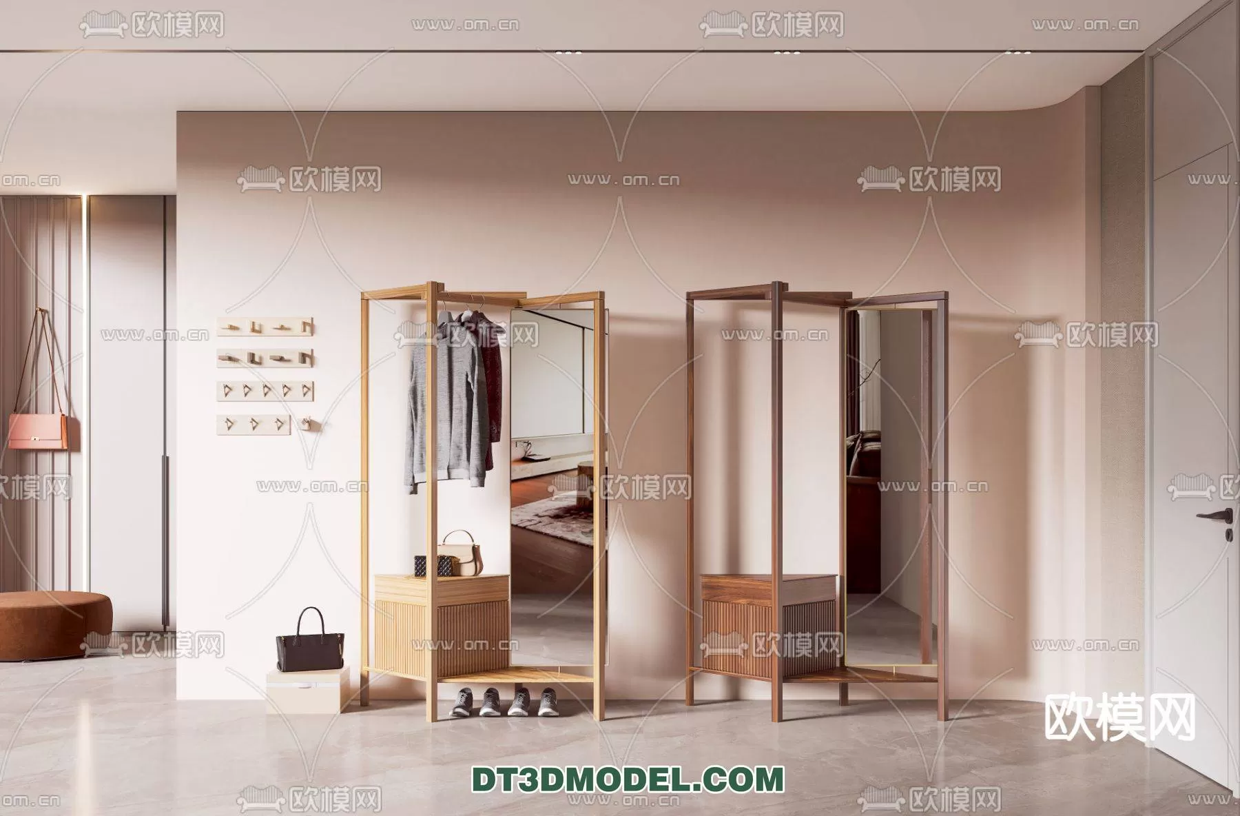 WABI SABI STYLE 3D MODELS – CABINETS – 0100