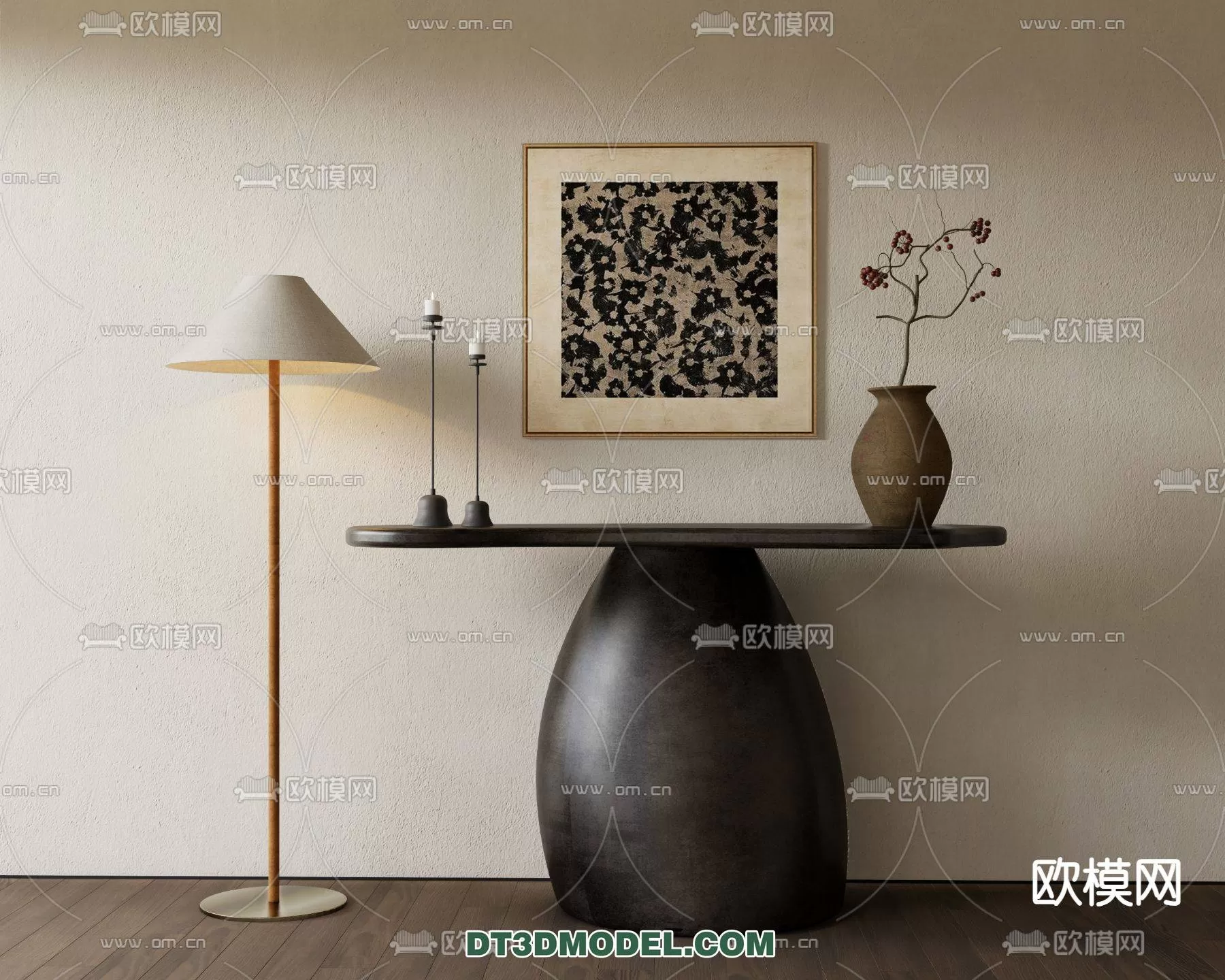 WABI SABI STYLE 3D MODELS – CABINETS – 0103