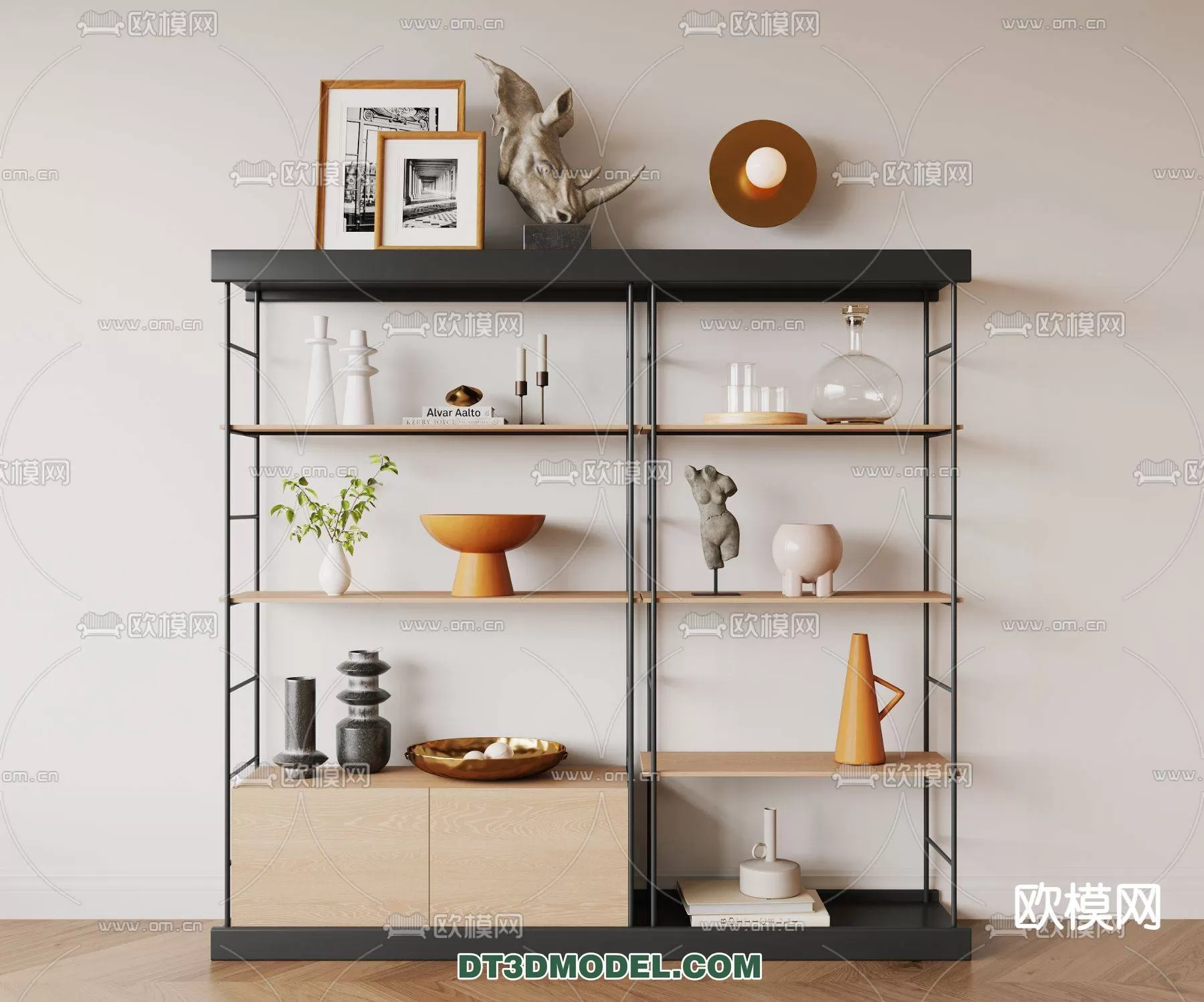 WABI SABI STYLE 3D MODELS – CABINETS – 0108
