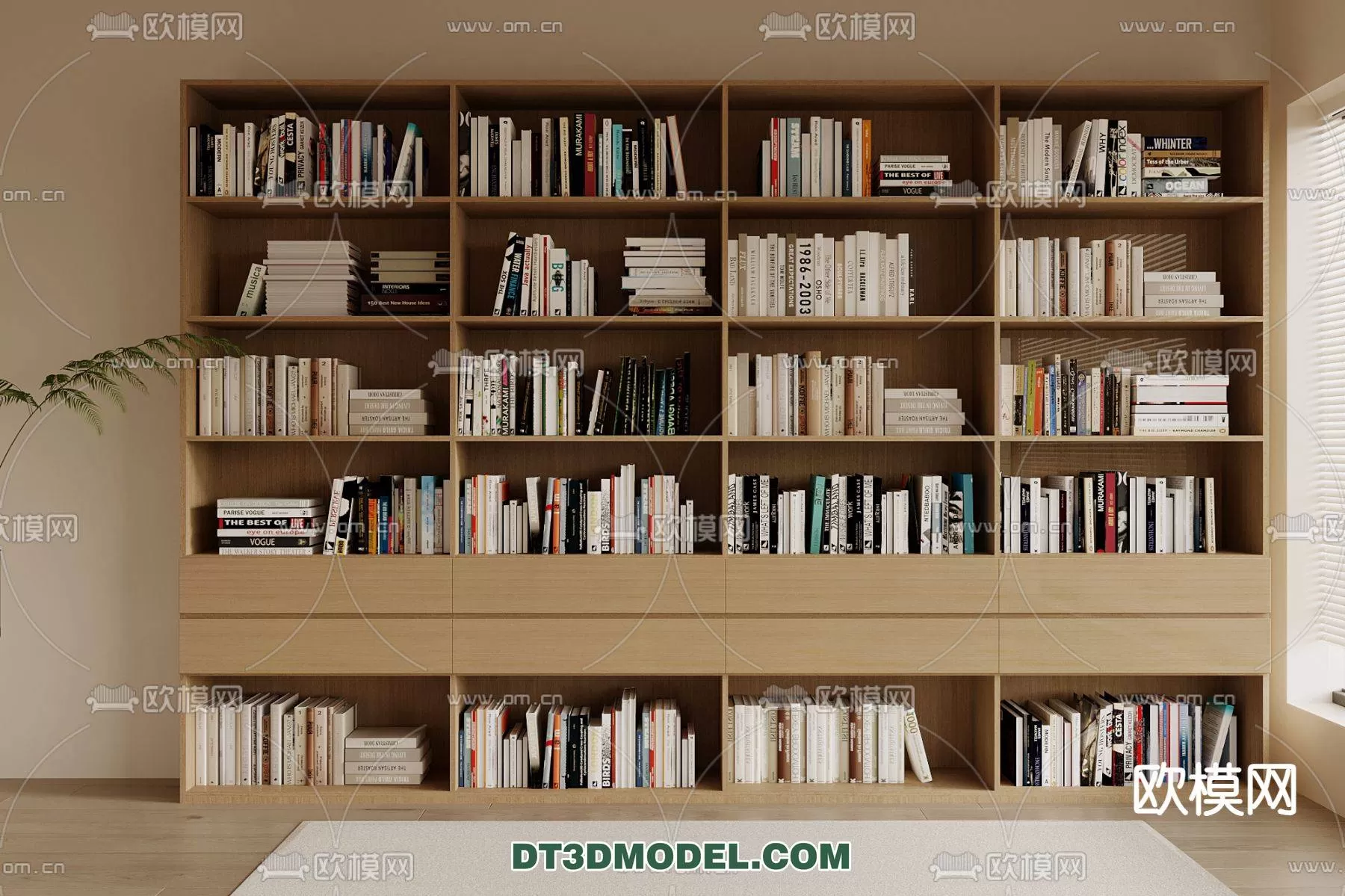 WABI SABI STYLE 3D MODELS – CABINETS – 0111