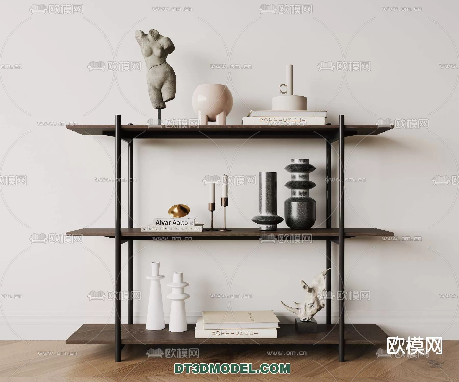 WABI SABI STYLE 3D MODELS – CABINETS – 0112
