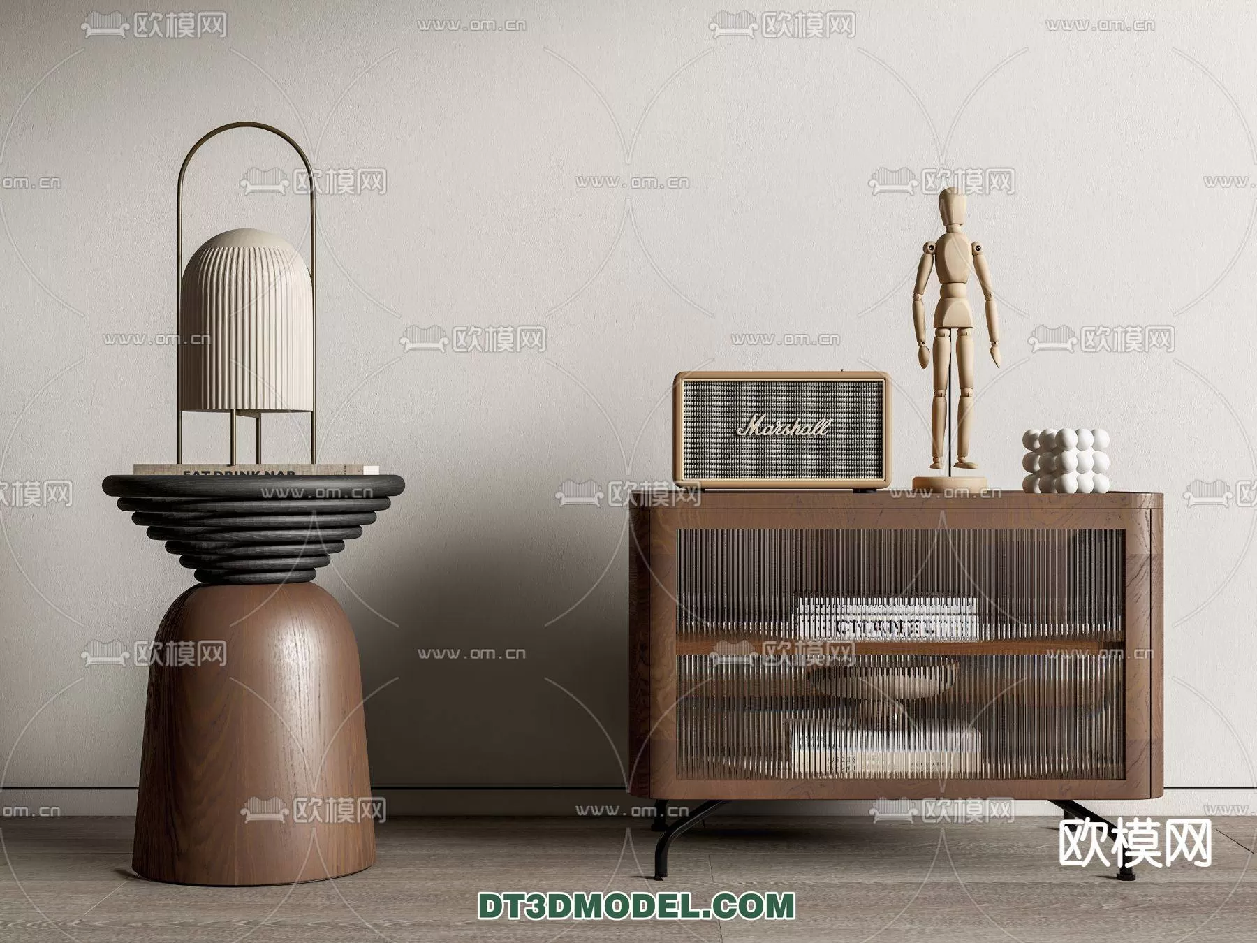 WABI SABI STYLE 3D MODELS – CABINETS – 0115