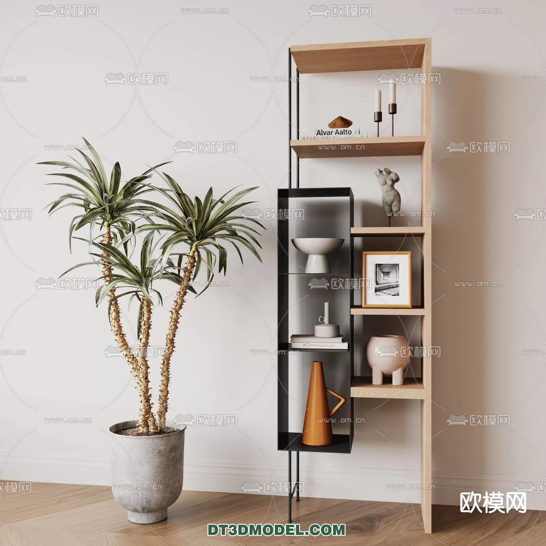 WABI SABI STYLE 3D MODELS – CABINETS – 0122