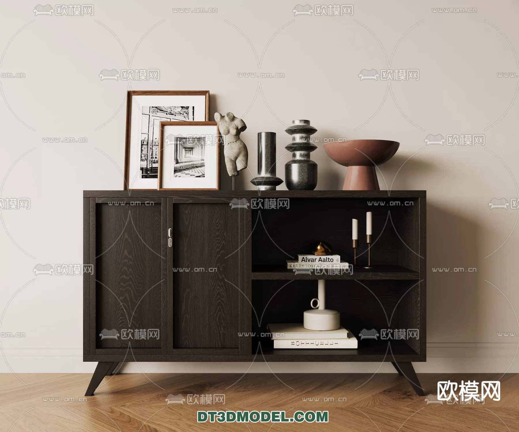 WABI SABI STYLE 3D MODELS – CABINETS – 0123