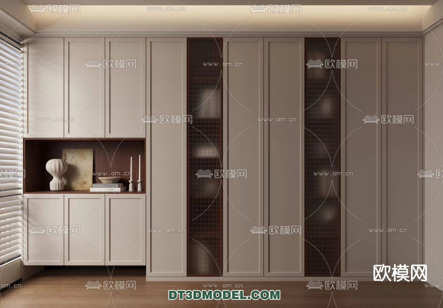 WABI SABI STYLE 3D MODELS – CABINETS – 0126