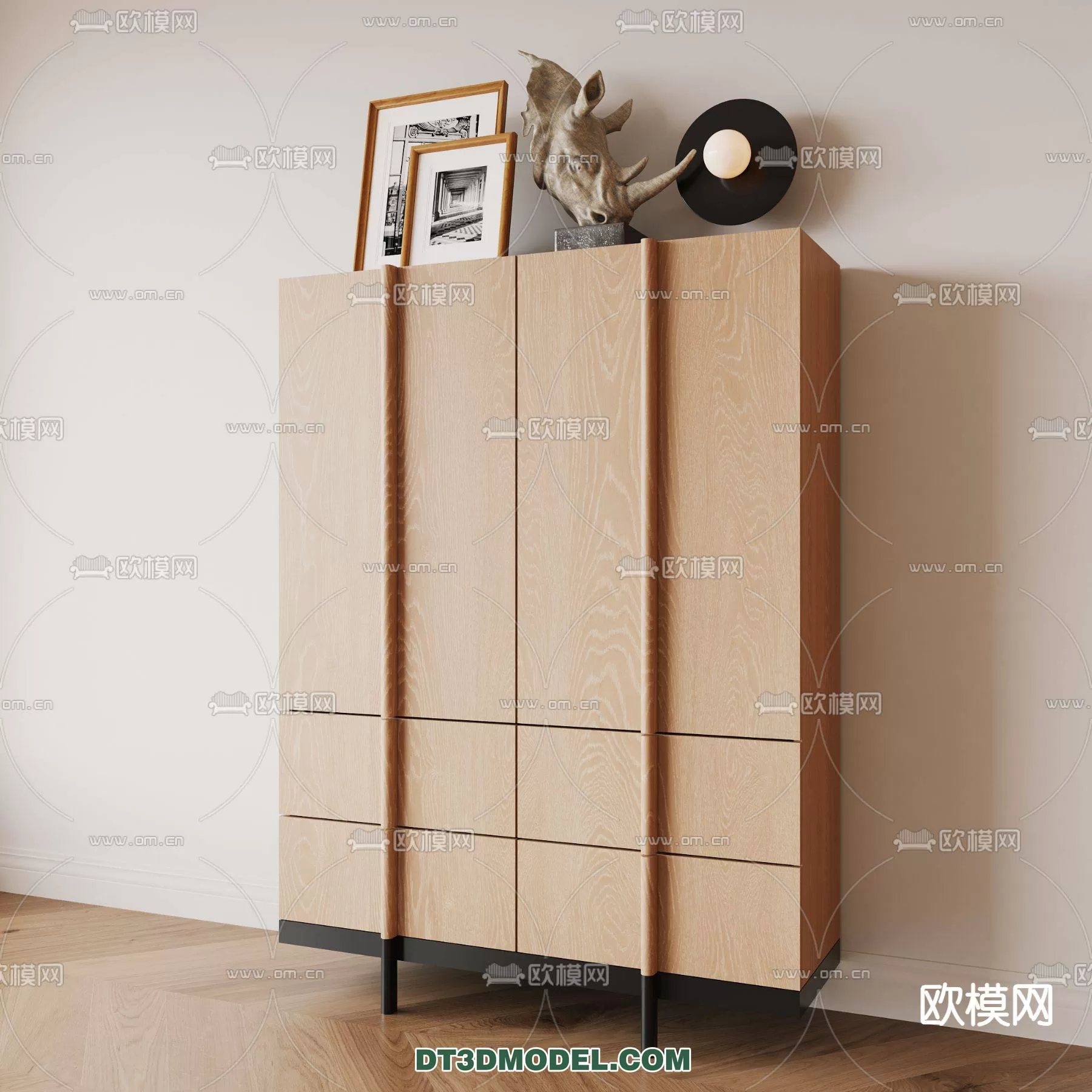 WABI SABI STYLE 3D MODELS – CABINETS – 0131