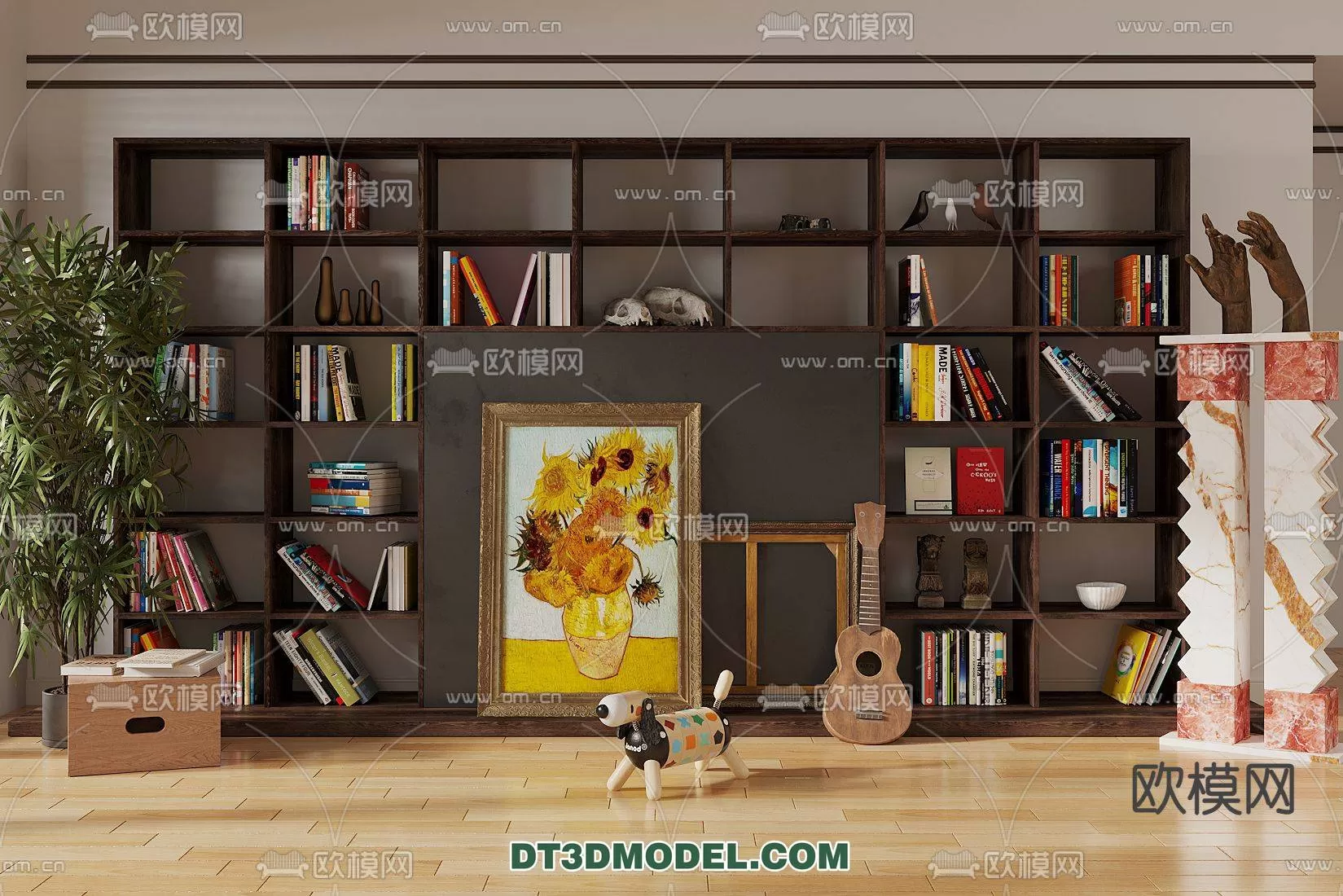 WABI SABI STYLE 3D MODELS – CABINETS – 0138