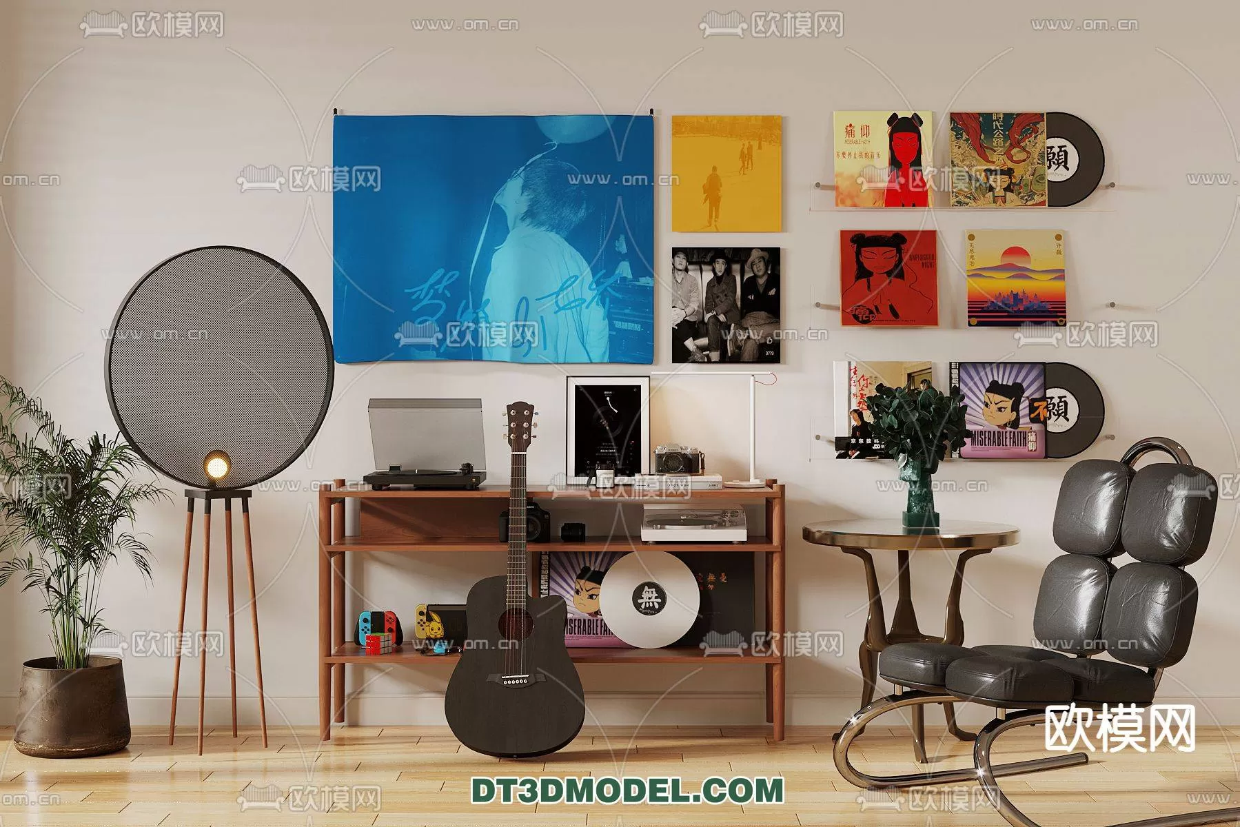 WABI SABI STYLE 3D MODELS – CABINETS – 0142