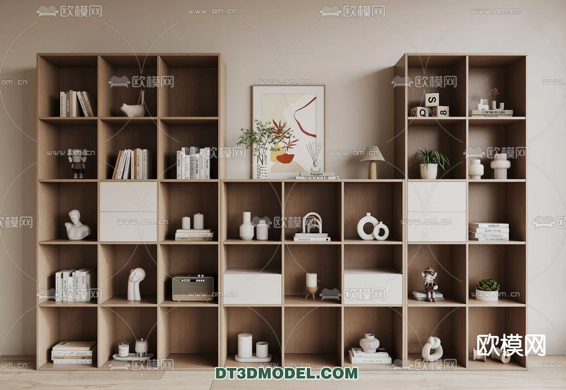 WABI SABI STYLE 3D MODELS – CABINETS – 0149