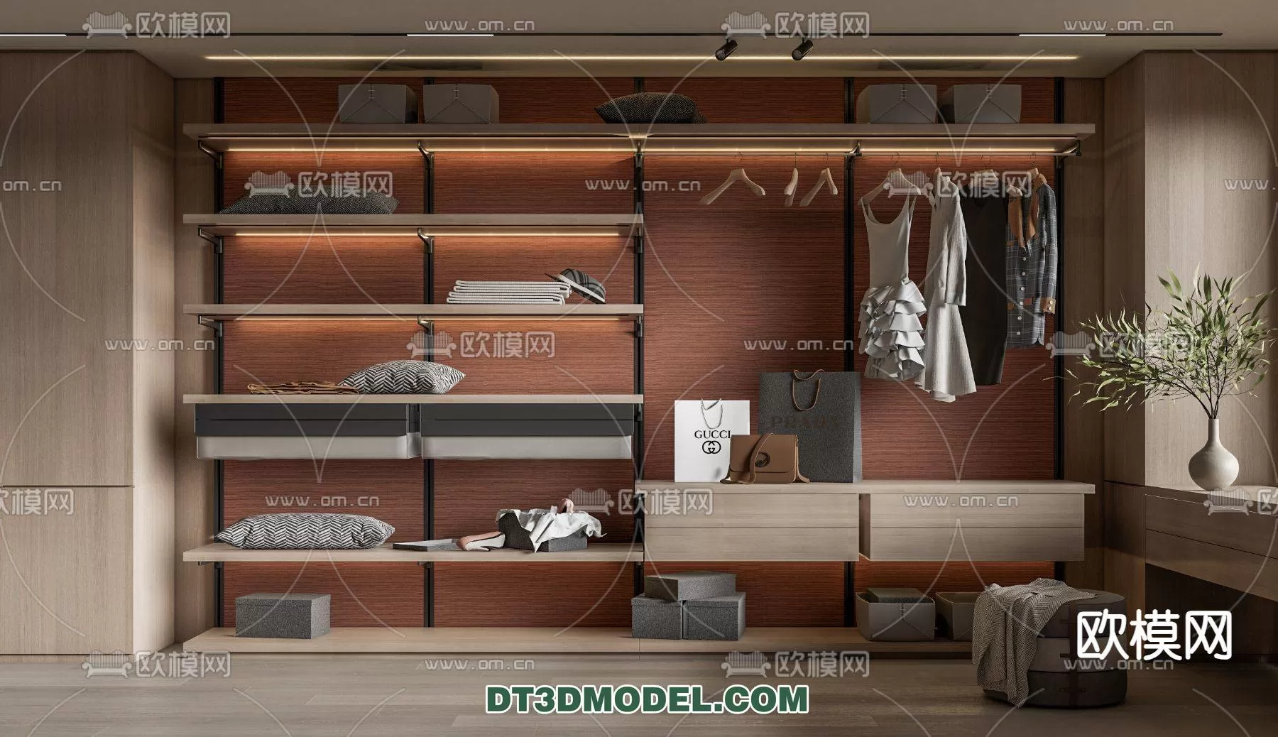 WABI SABI STYLE 3D MODELS – CABINETS – 0157