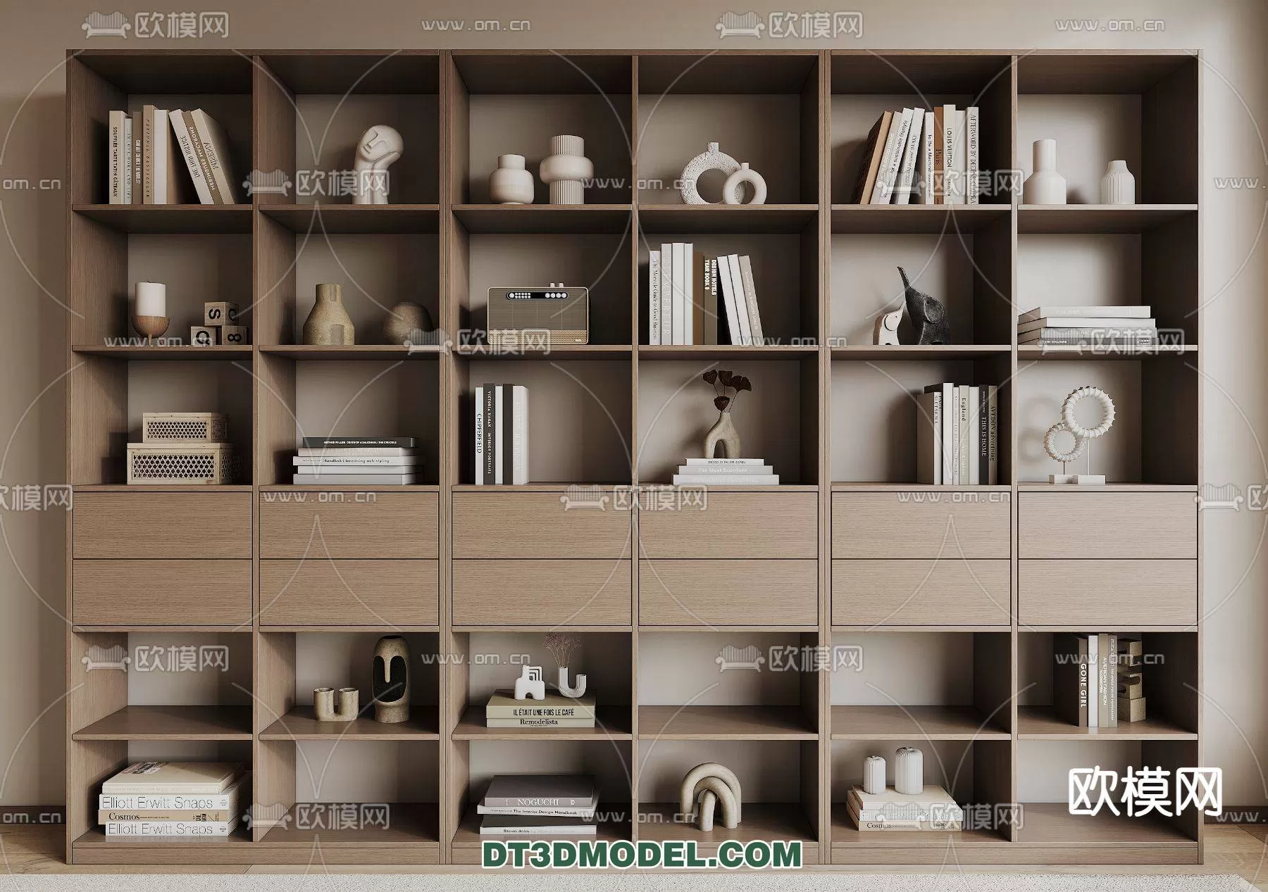 WABI SABI STYLE 3D MODELS – CABINETS – 0165