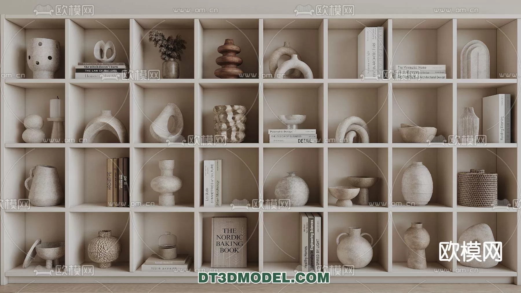 WABI SABI STYLE 3D MODELS – CABINETS – 0170