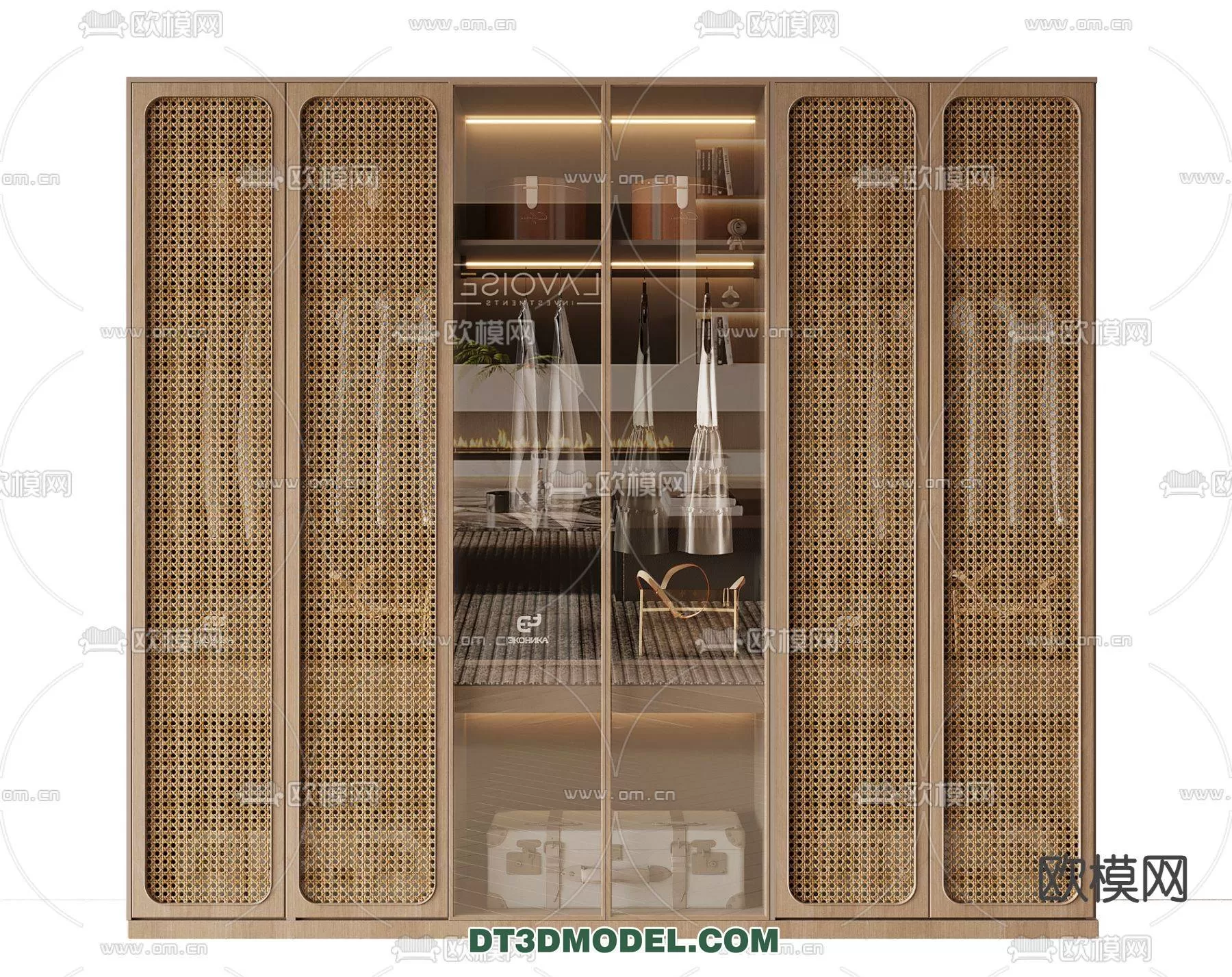 WABI SABI STYLE 3D MODELS – CABINETS – 0177