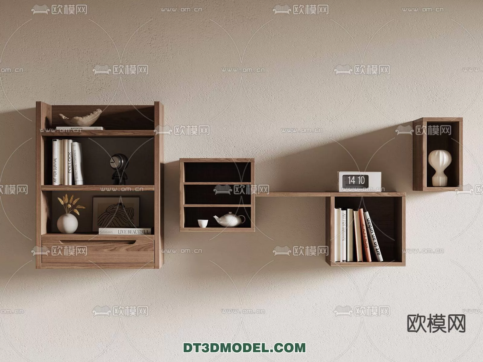 WABI SABI STYLE 3D MODELS – CABINETS – 0179
