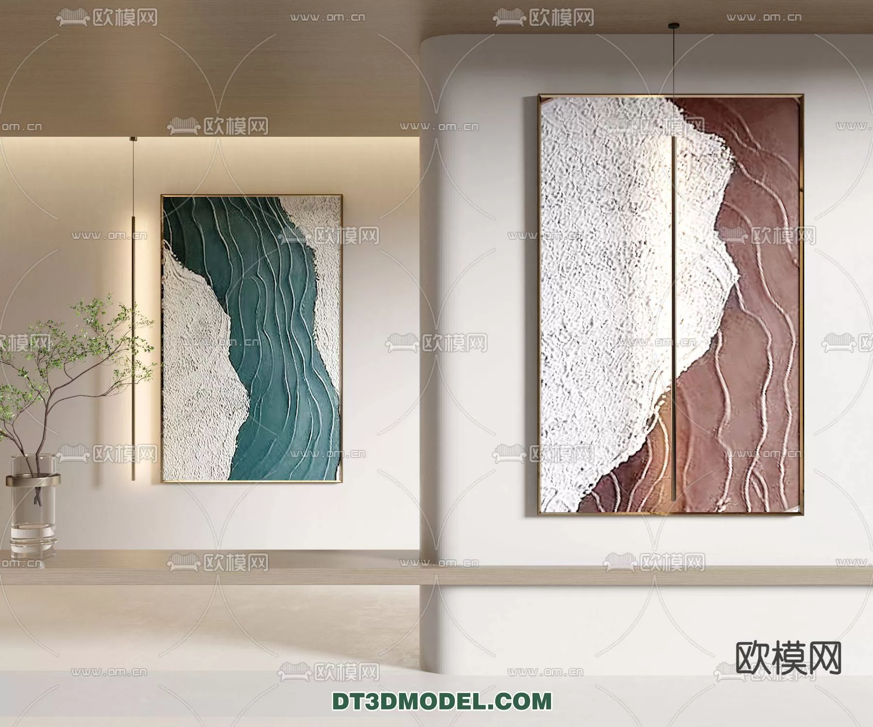 WABI SABI STYLE 3D MODELS – CABINETS – 0185