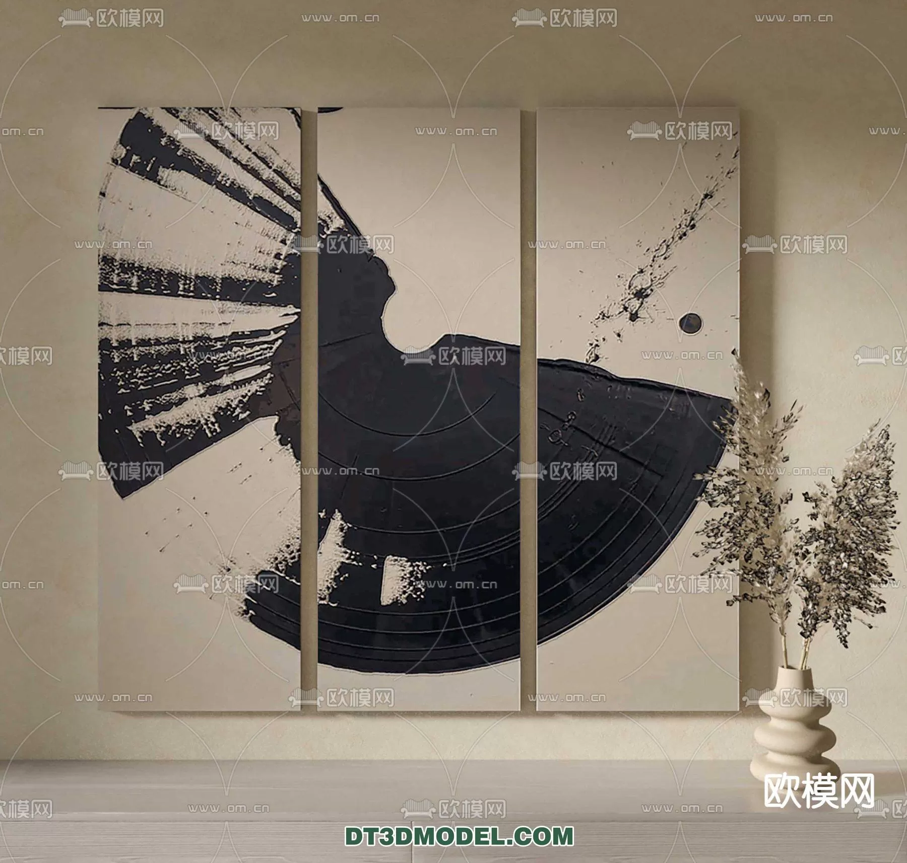 WABI SABI STYLE 3D MODELS – CABINETS – 0190