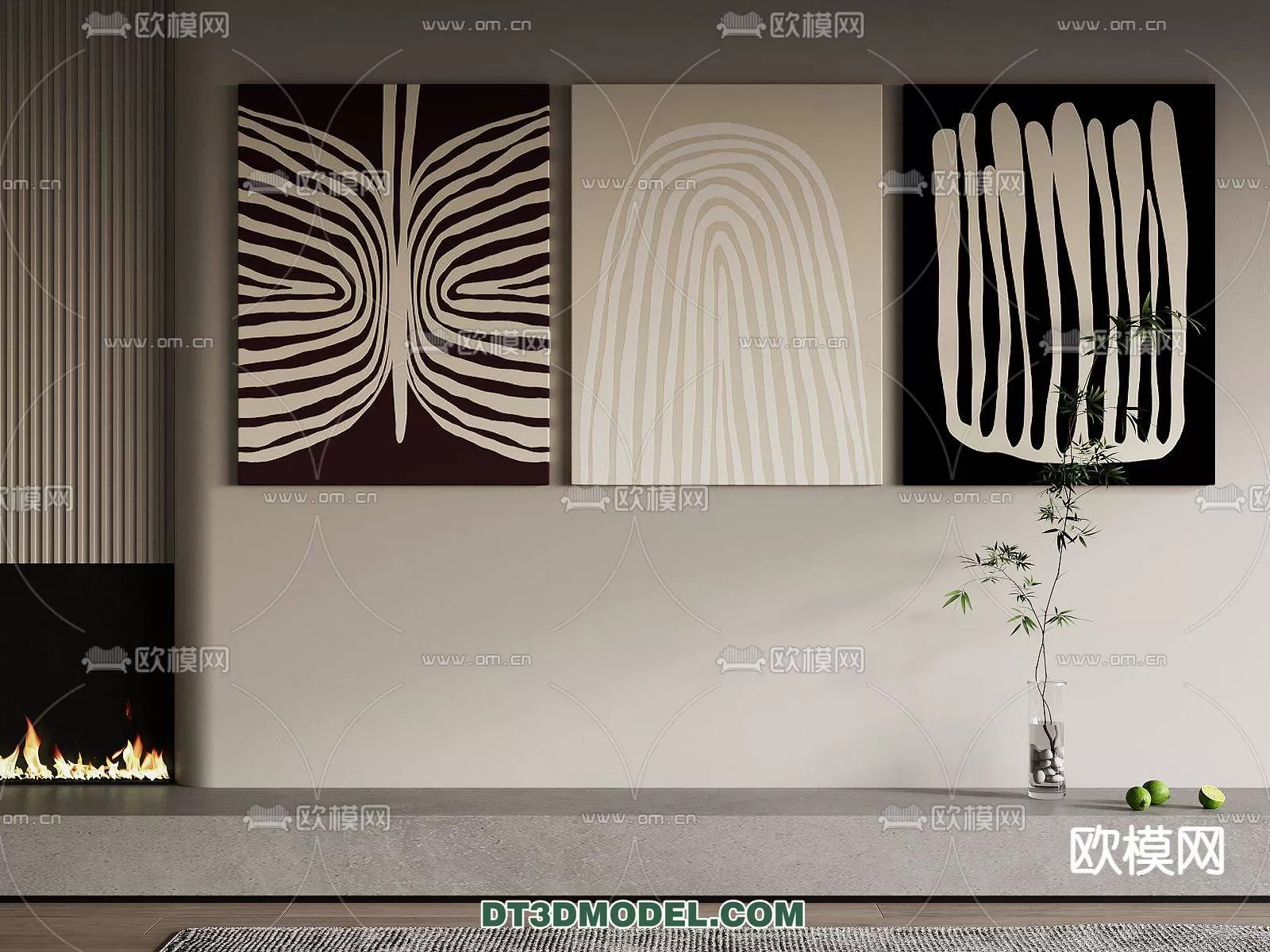 WABI SABI STYLE 3D MODELS – CABINETS – 0194