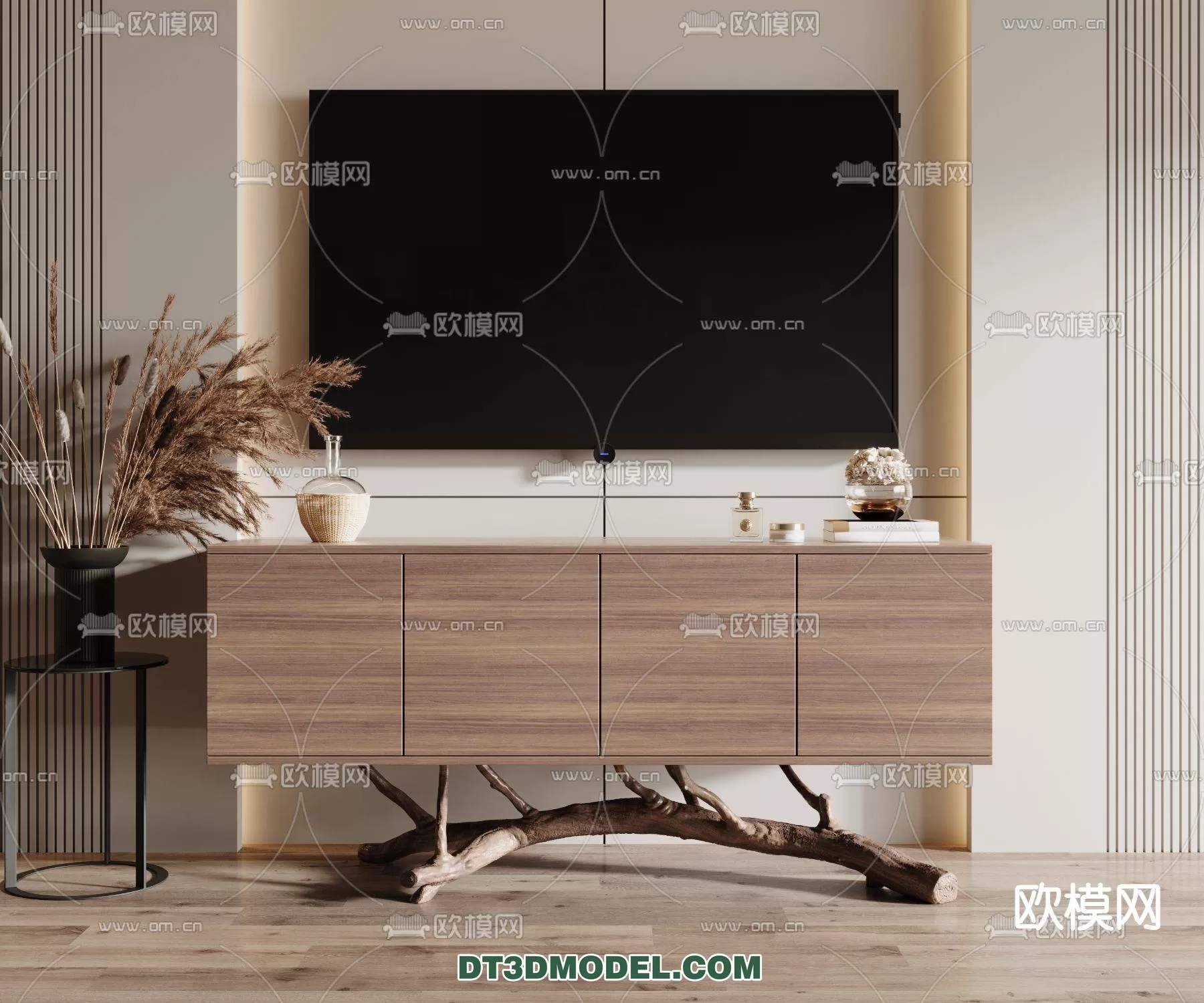 WABI SABI STYLE 3D MODELS – CABINETS – 0195