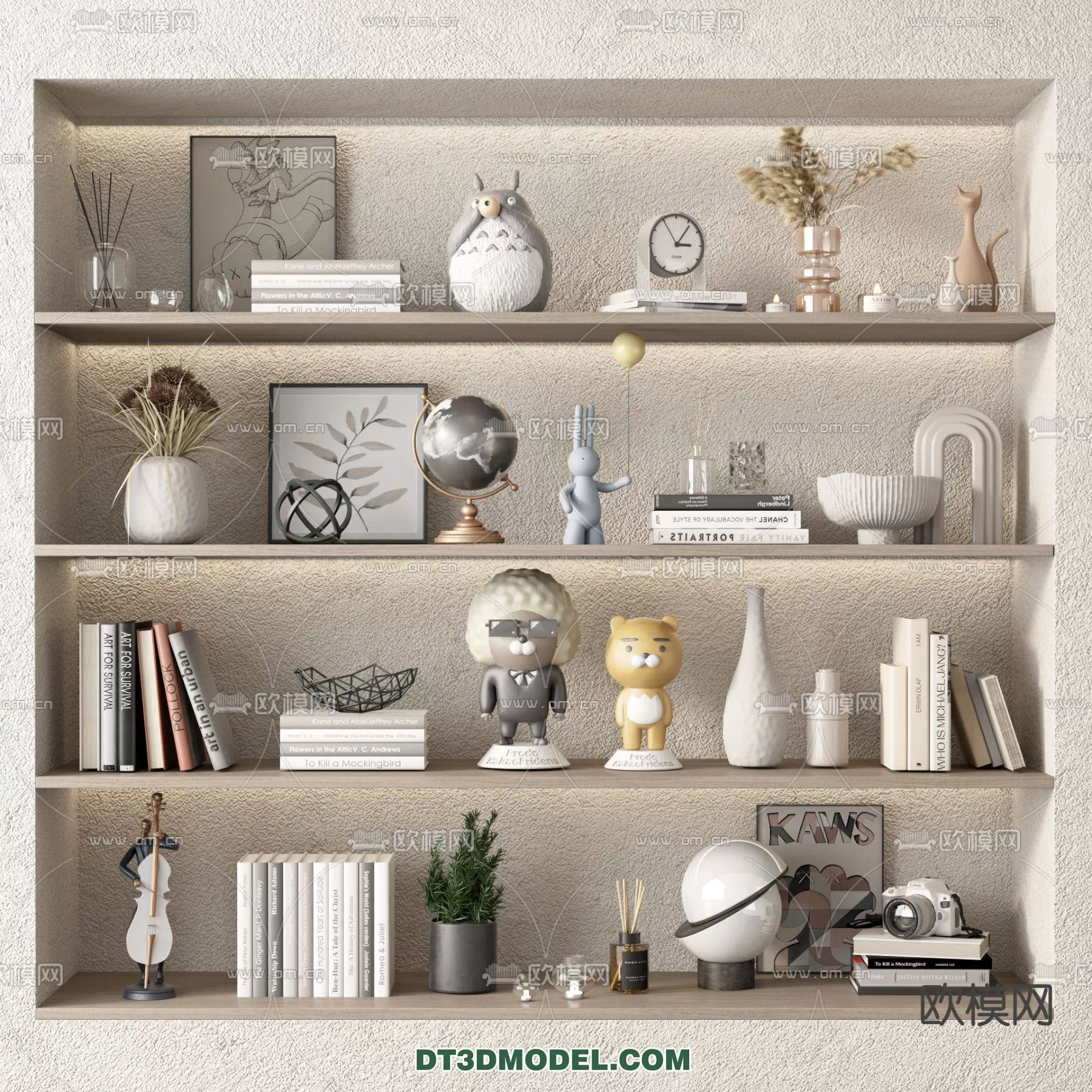 WABI SABI STYLE 3D MODELS – CABINETS – 0196