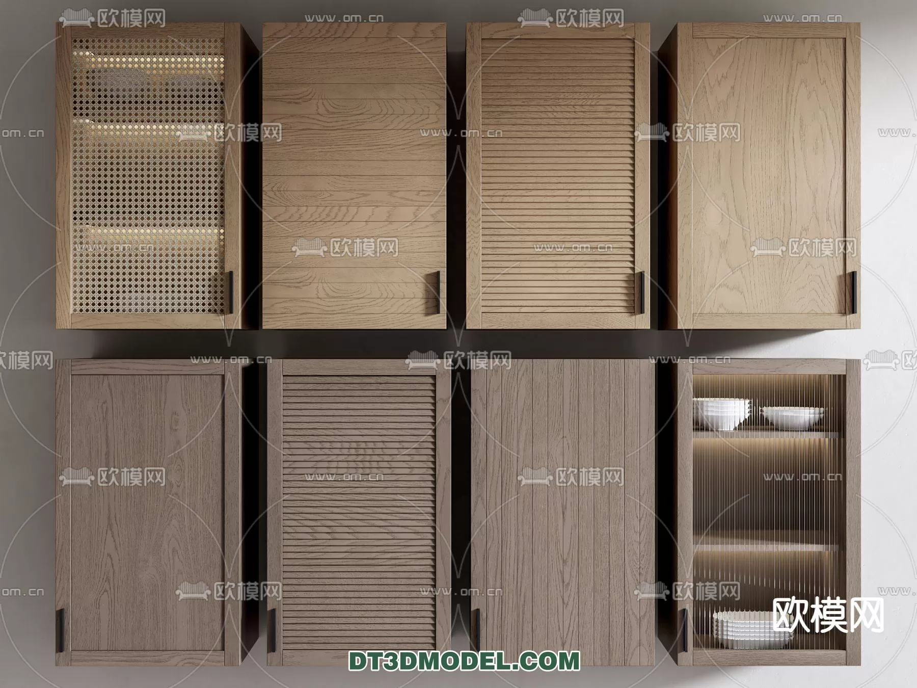 WABI SABI STYLE 3D MODELS – CABINETS – 0200