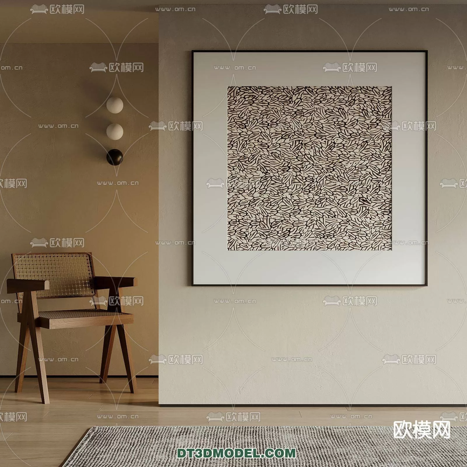 WABI SABI STYLE 3D MODELS – CABINETS – 0201