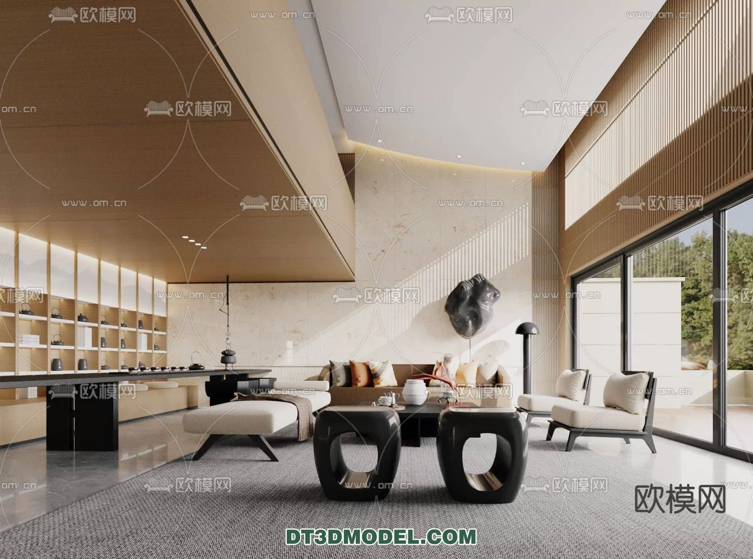 WABI SABI STYLE 3D MODELS – HOTEL – 0011