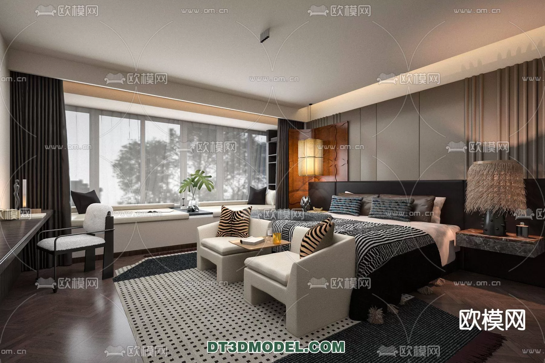 WABI SABI STYLE 3D MODELS – LIVING ROOM – 0004